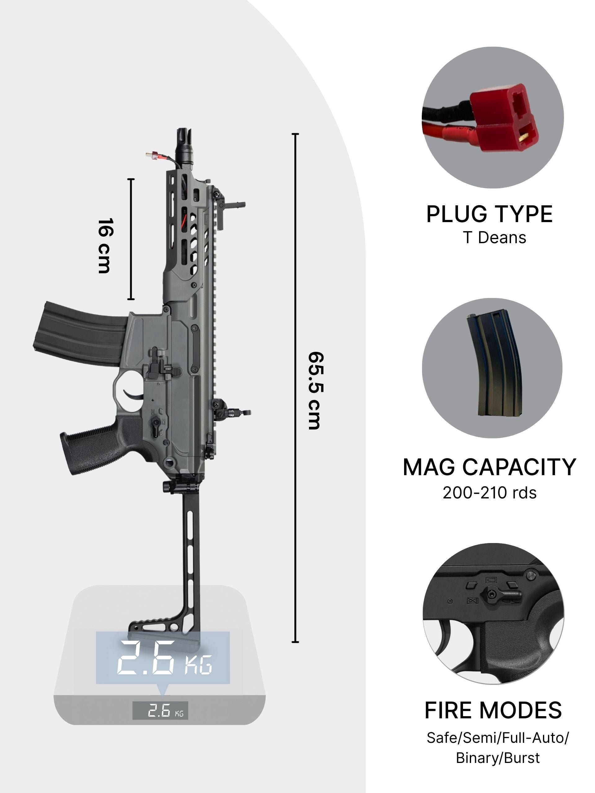 ACX LT Gel Blaster - 7.75'' | Apex Force Ultra Line