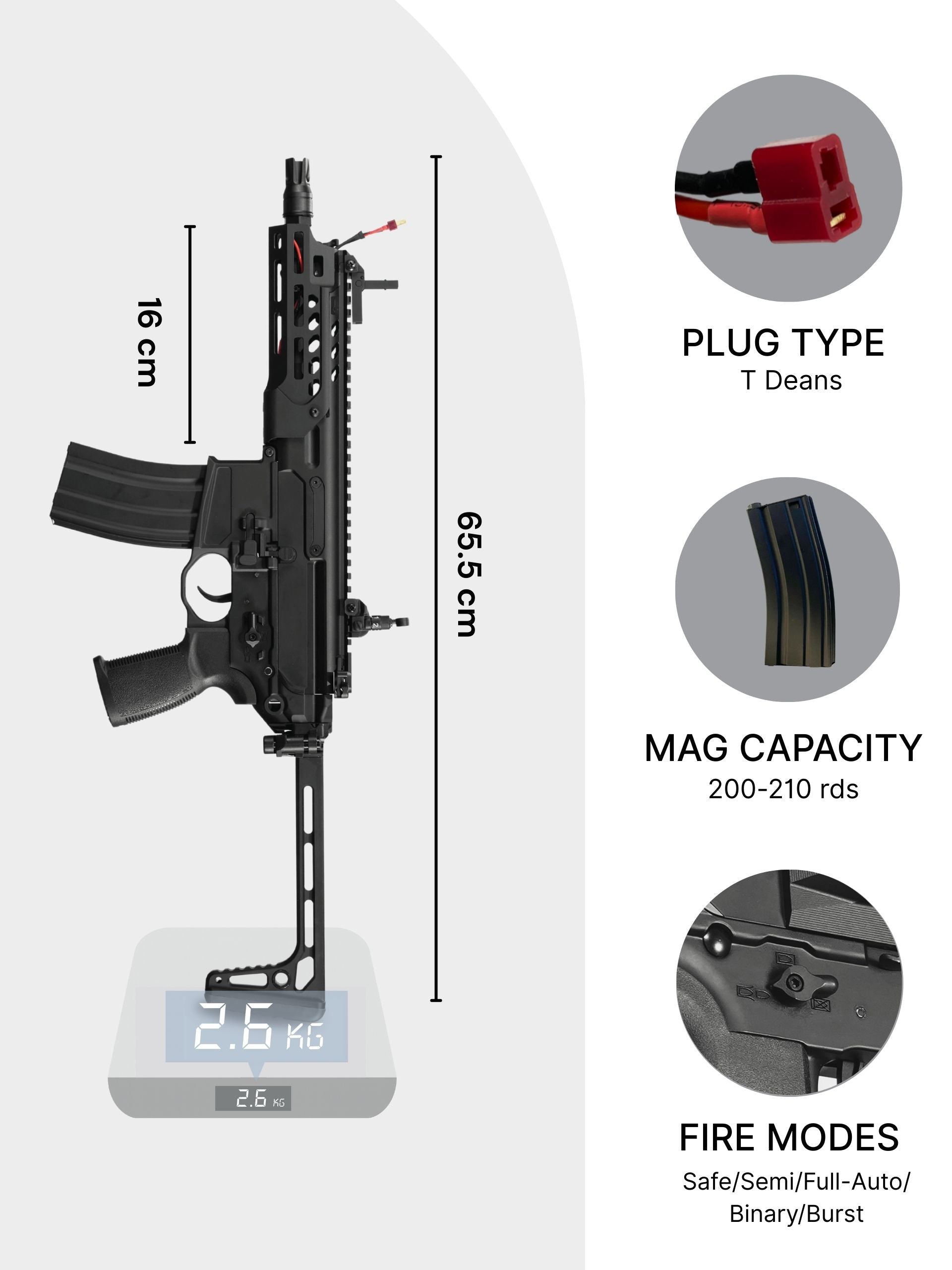 ACX LT Gel Blaster - 7.75'' | Apex Force Ultra Plus