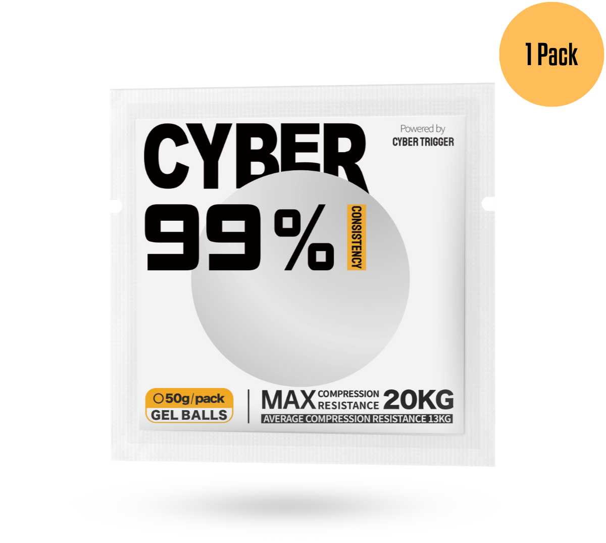 Cyber 99% Gels - Ultra Hard Gel Balls 50g - 1