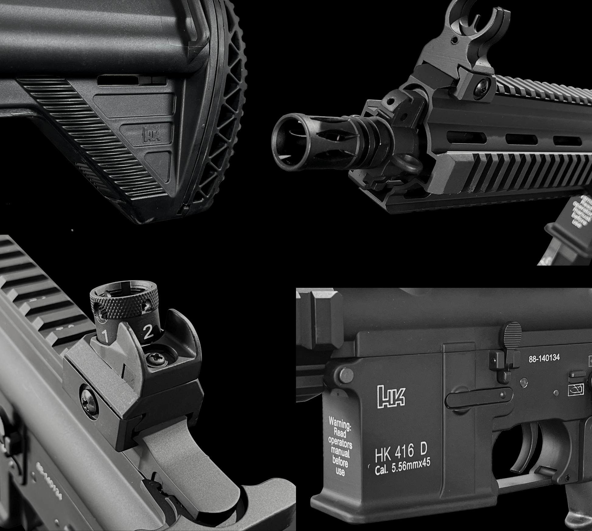 HK416D Ver2. AEG Gel Blaster Replica | E&C Ultra Line