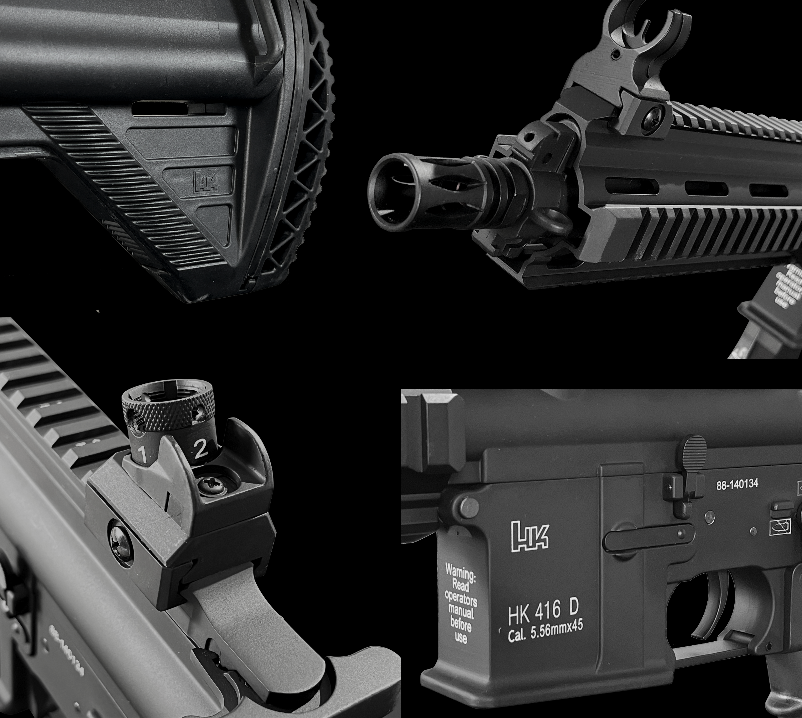 HK416D Ver2. AEG Gel Blaster Replica | E&C Ultra Line