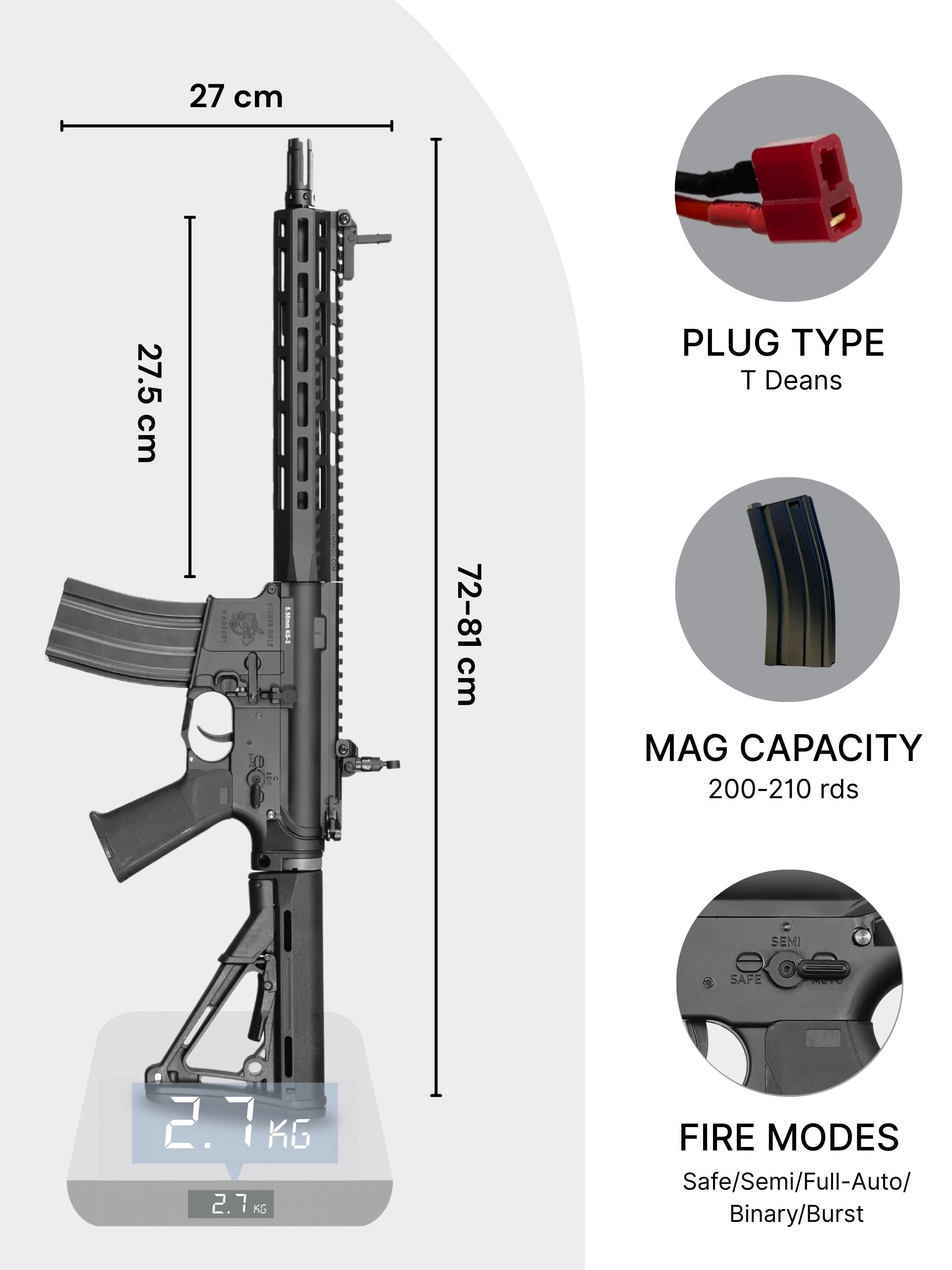 KAC KS-3 AEG Gel Blaster | E&C Ultra Plus