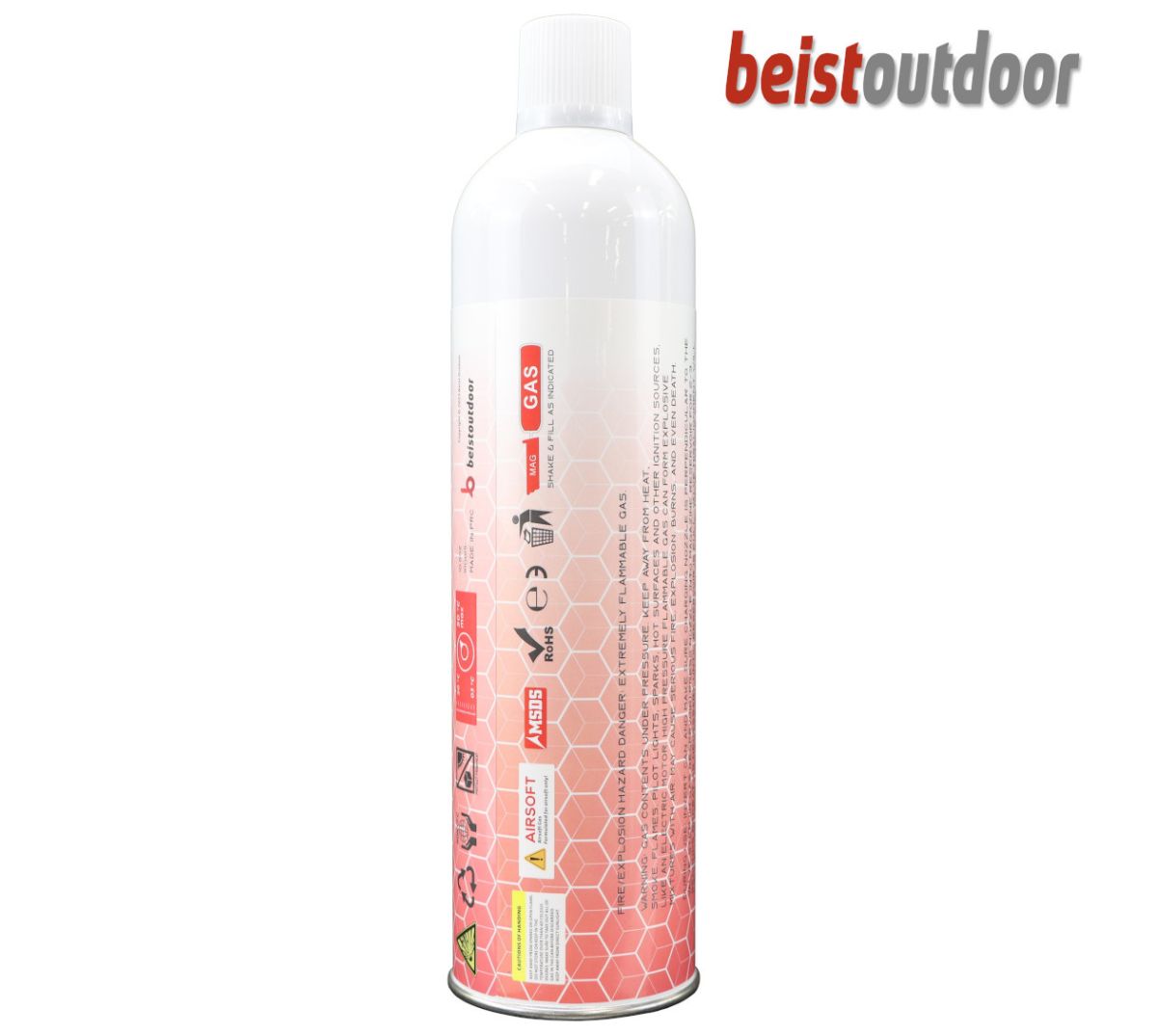 BeistOutdoor Green Gas 14kg pressure (1000ml) for Gel Blasters