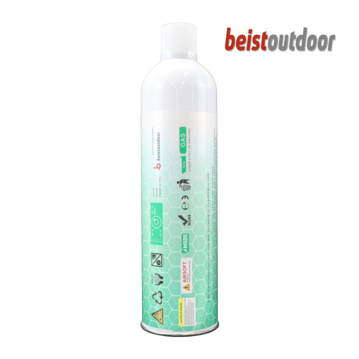 BeistOutdoor Green Gas 12kg pressure (1000ml) for Gel Blasters