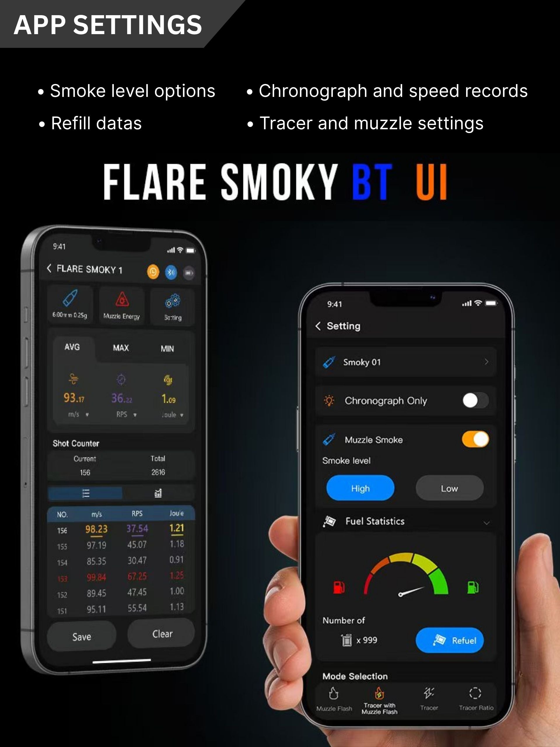 Eshooter Flare Smoky BT: Gel Blaster Tracer Unit