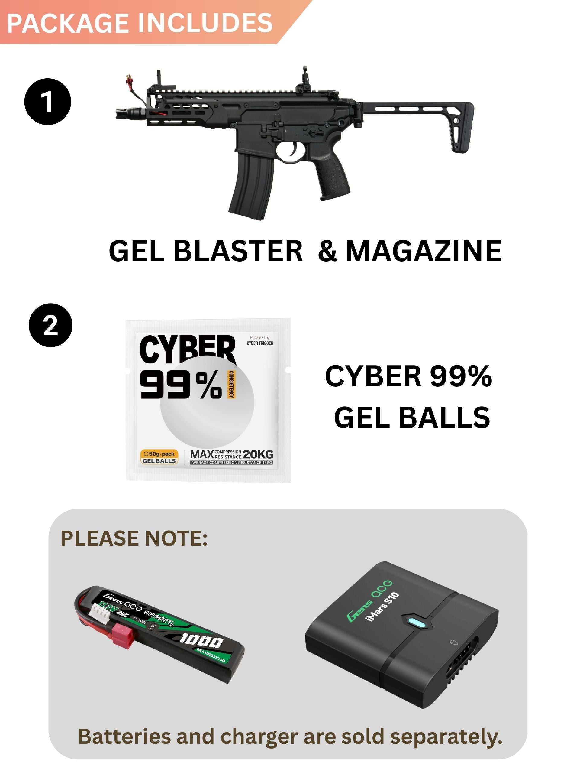ACX LT Gel Blaster – 6.75″ | Apex Force Ultra Line