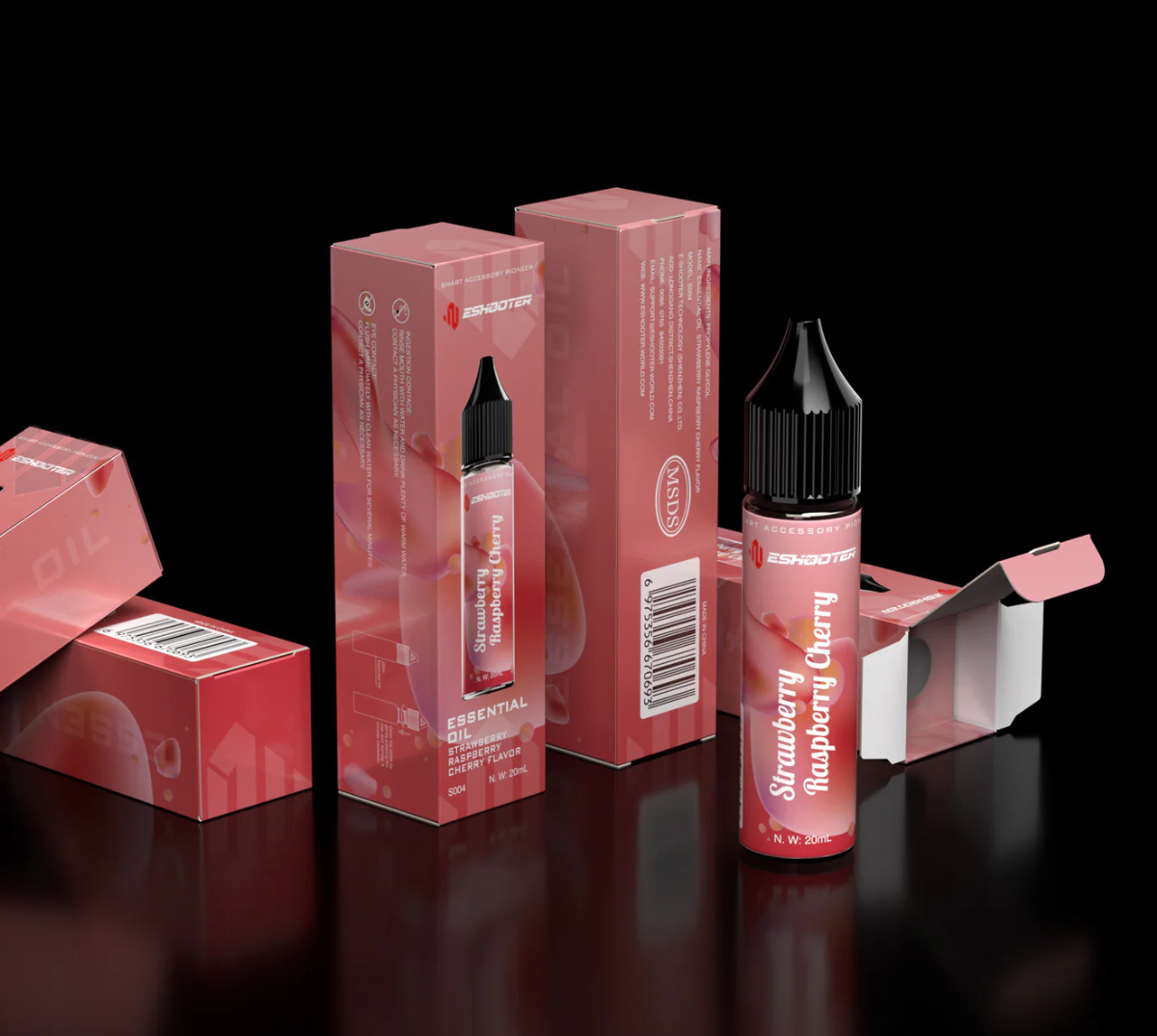 Eshooter Essential Oil for Flare Smoky Tracer Unit - Strawberry Raspberry Cherry