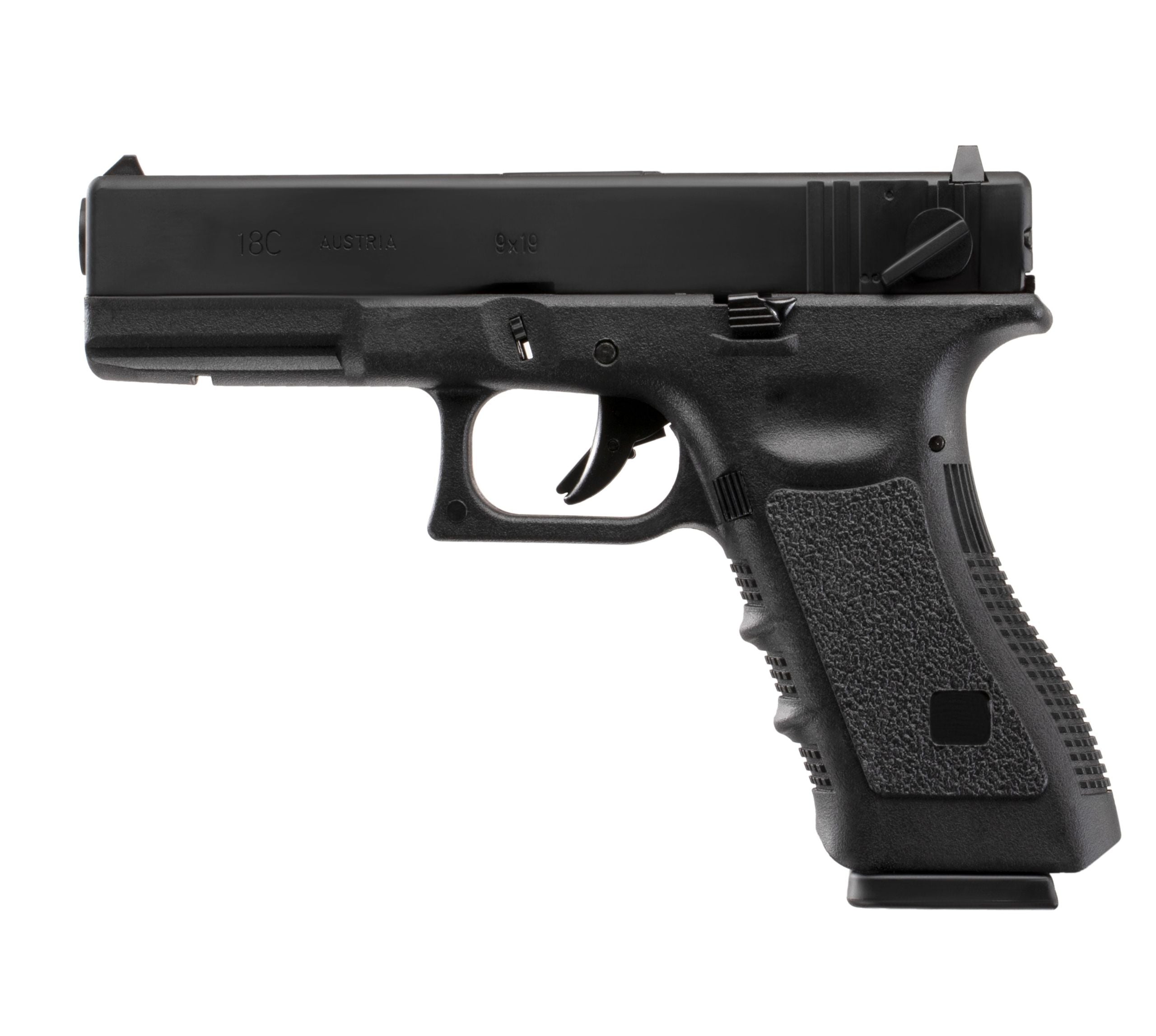 E&C G18C Semi/Full Auto GBB Pistol Gel Blaster Replica