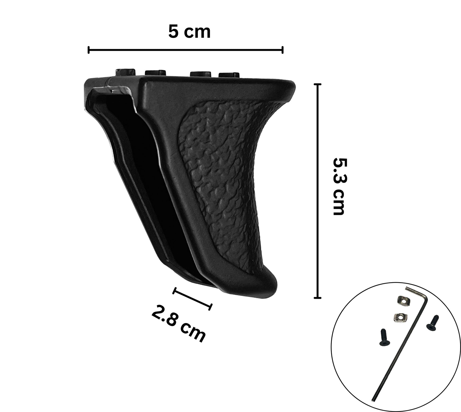 Zinc Alloy EC-Style Handstop (M-LOK) for Gel Blasters
