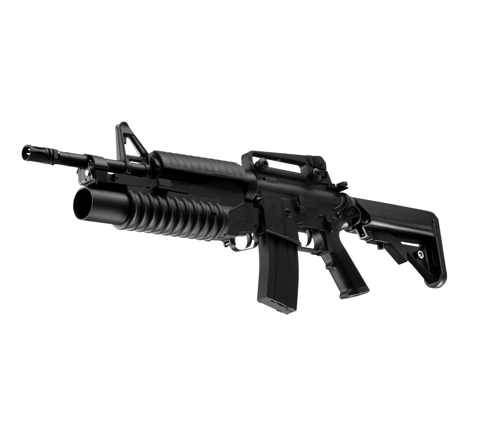 COLT M4A1 W/M 203 Launcher AEG Gel Blaster | E&C Ultra Line