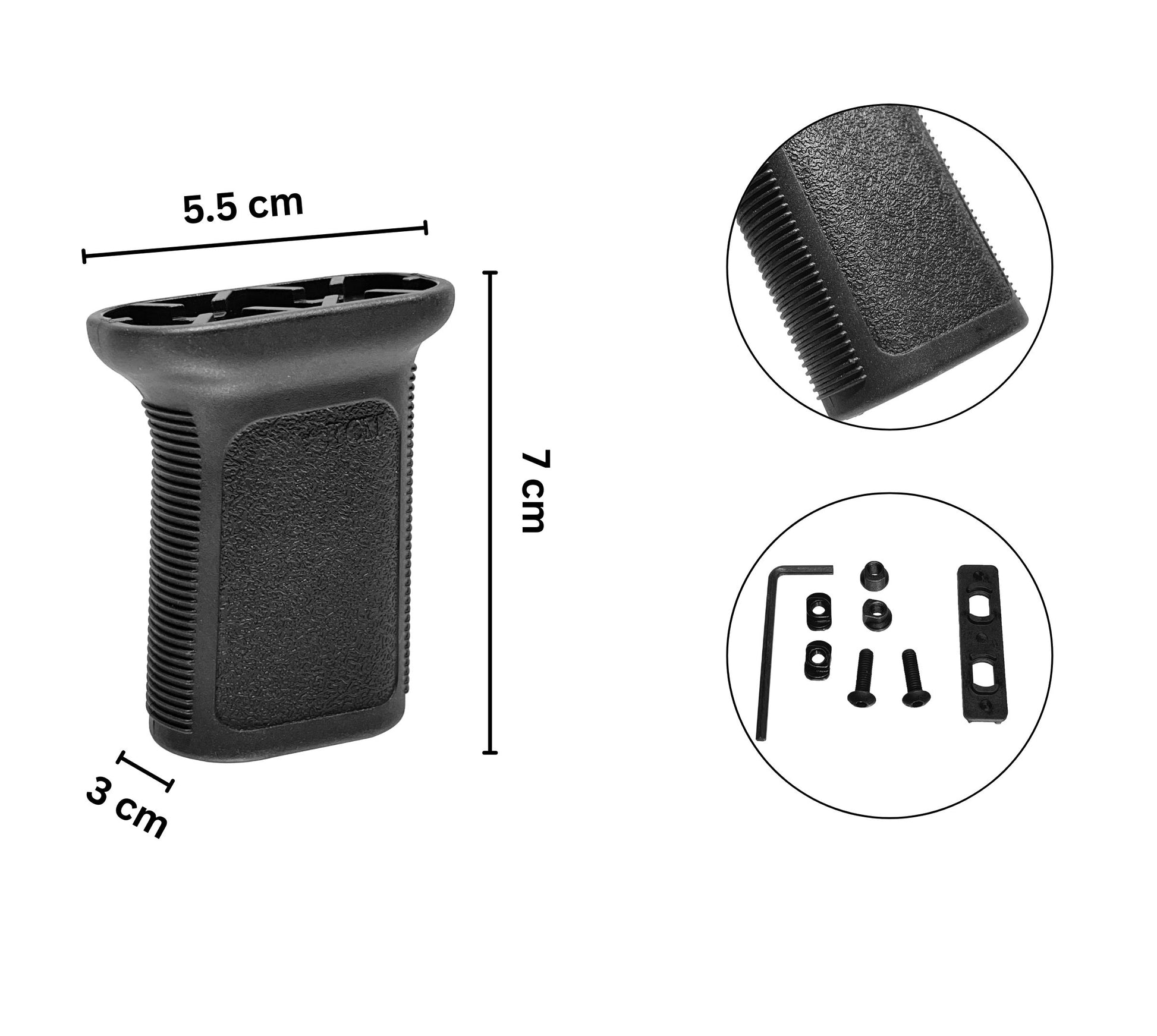 BCM GUNFIGHTER Vertical Grip (M-LOK) for Gel Blasters