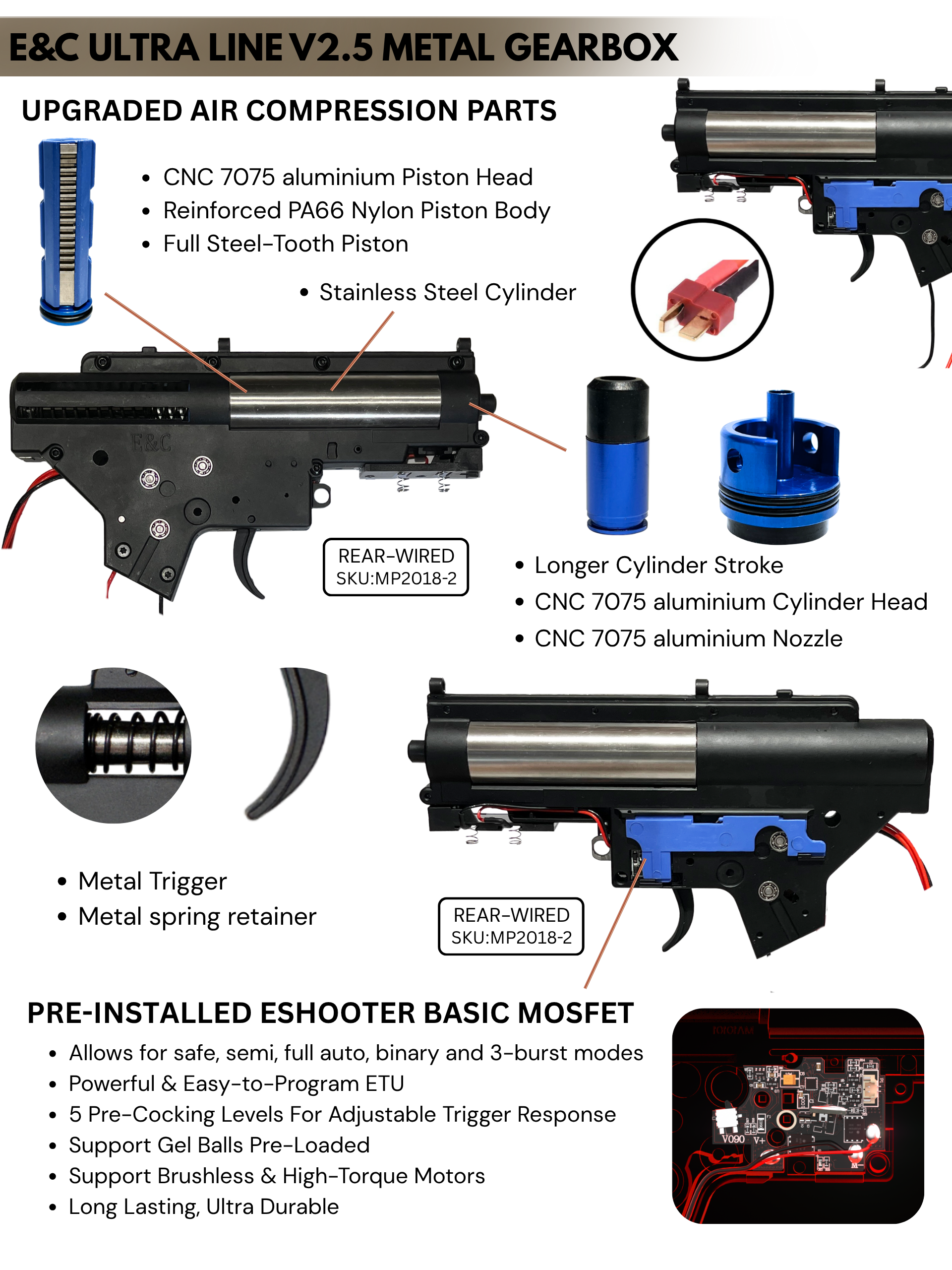 HK417A1 AEG Gel Blaster Replica | E&C Ultra Line