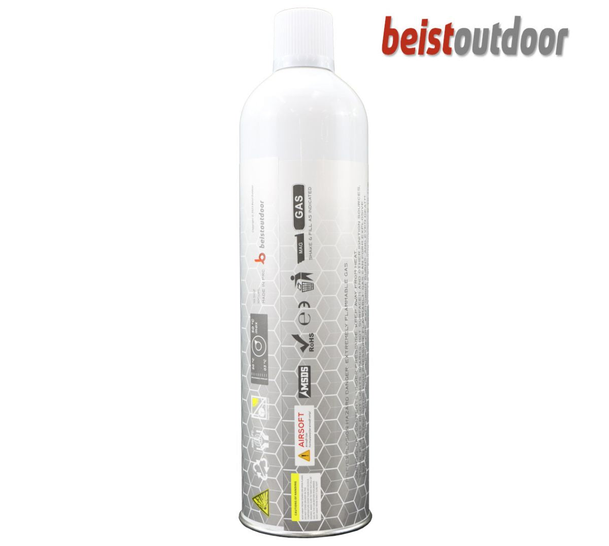 BeistOutdoor Green Gas 19kg pressure (1000ml) for Gel Blasters