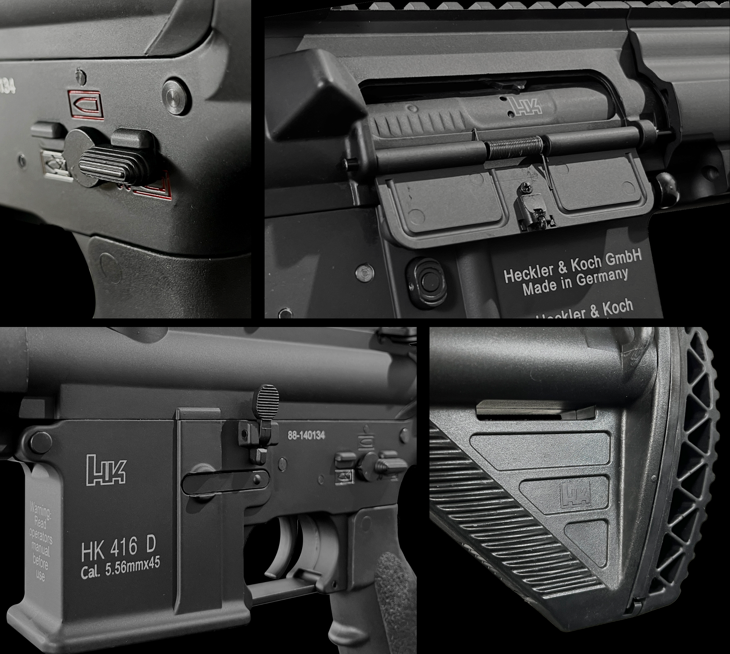 E&C HK416D AEG Gel Blaster Replica-14.5‘’