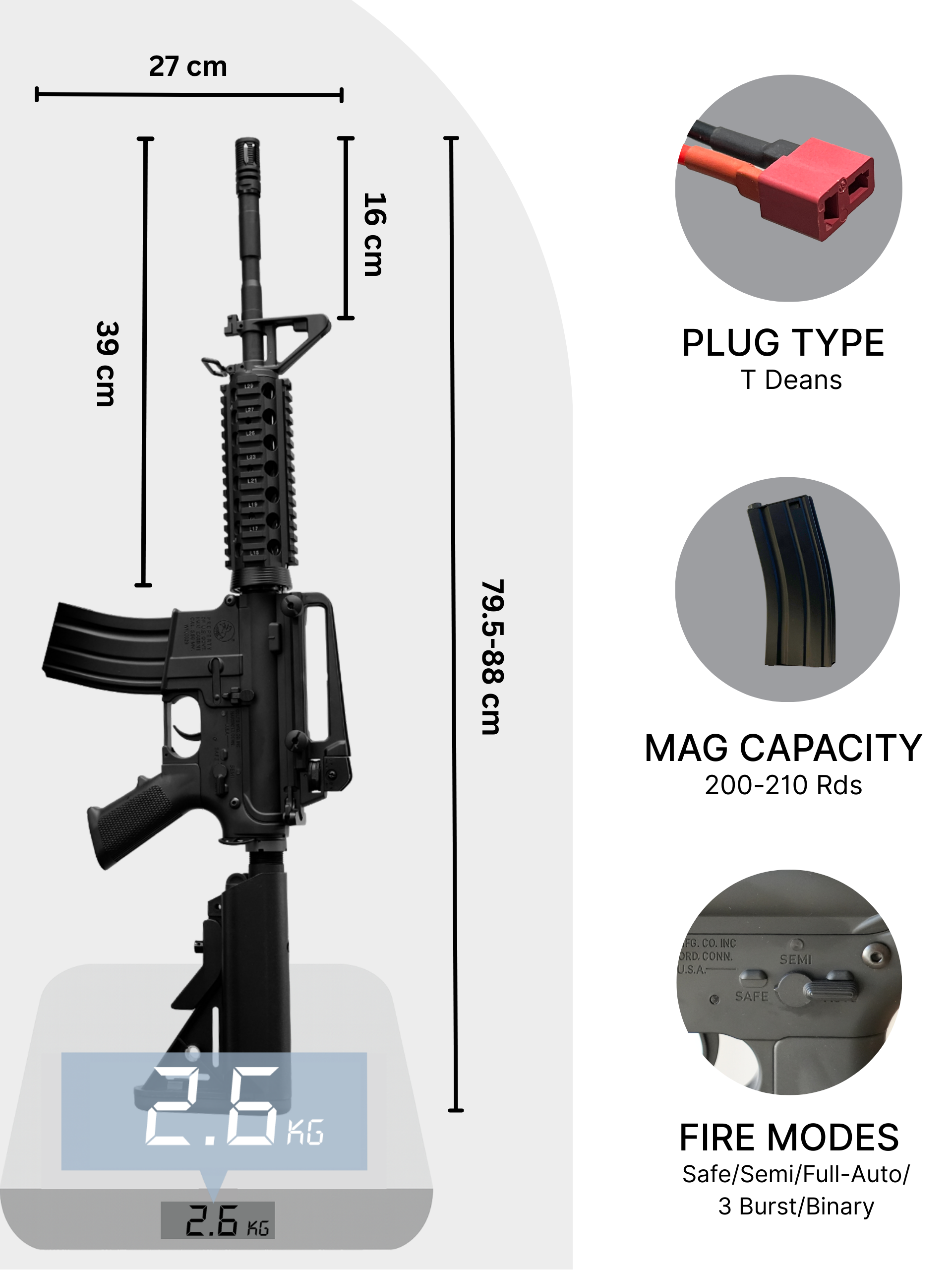 COLT M4A1 RIS AEG Gel Blaster| E&C Ultra Line