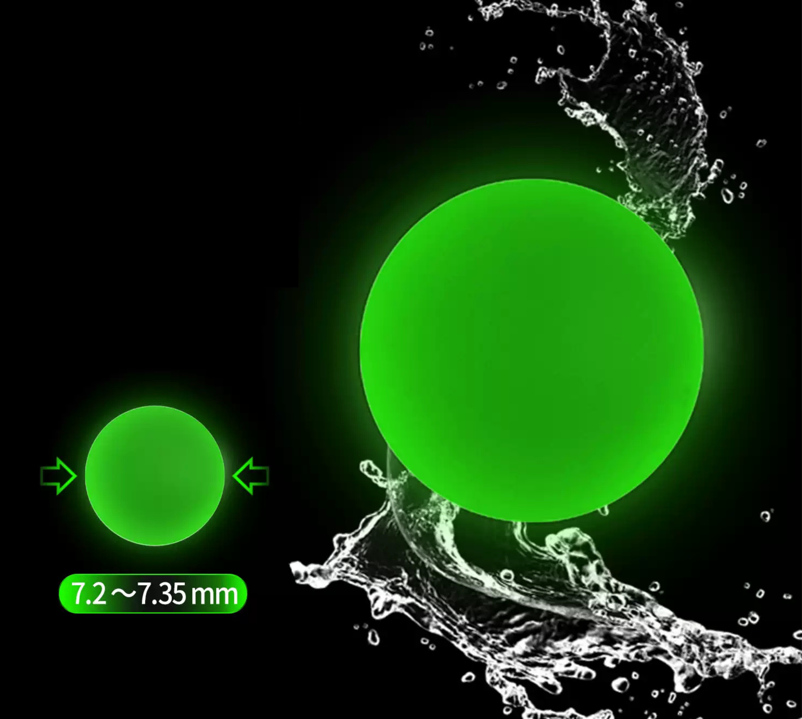 Star River Hellfire Glow In The Dark High Consistency Tracer Gel Balls