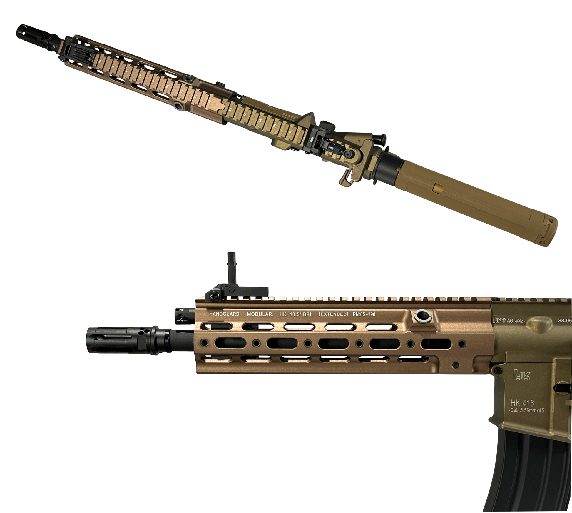 HK416A5 Geissele AEG Gel Blaster Replica | E&C Ultra Line