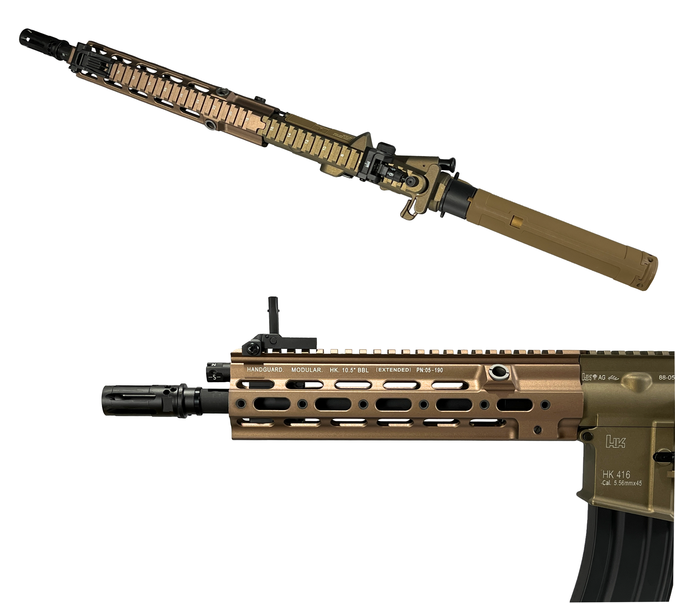 HK416A5 Geissele AEG Gel Blaster Replica | E&C Ultra Line