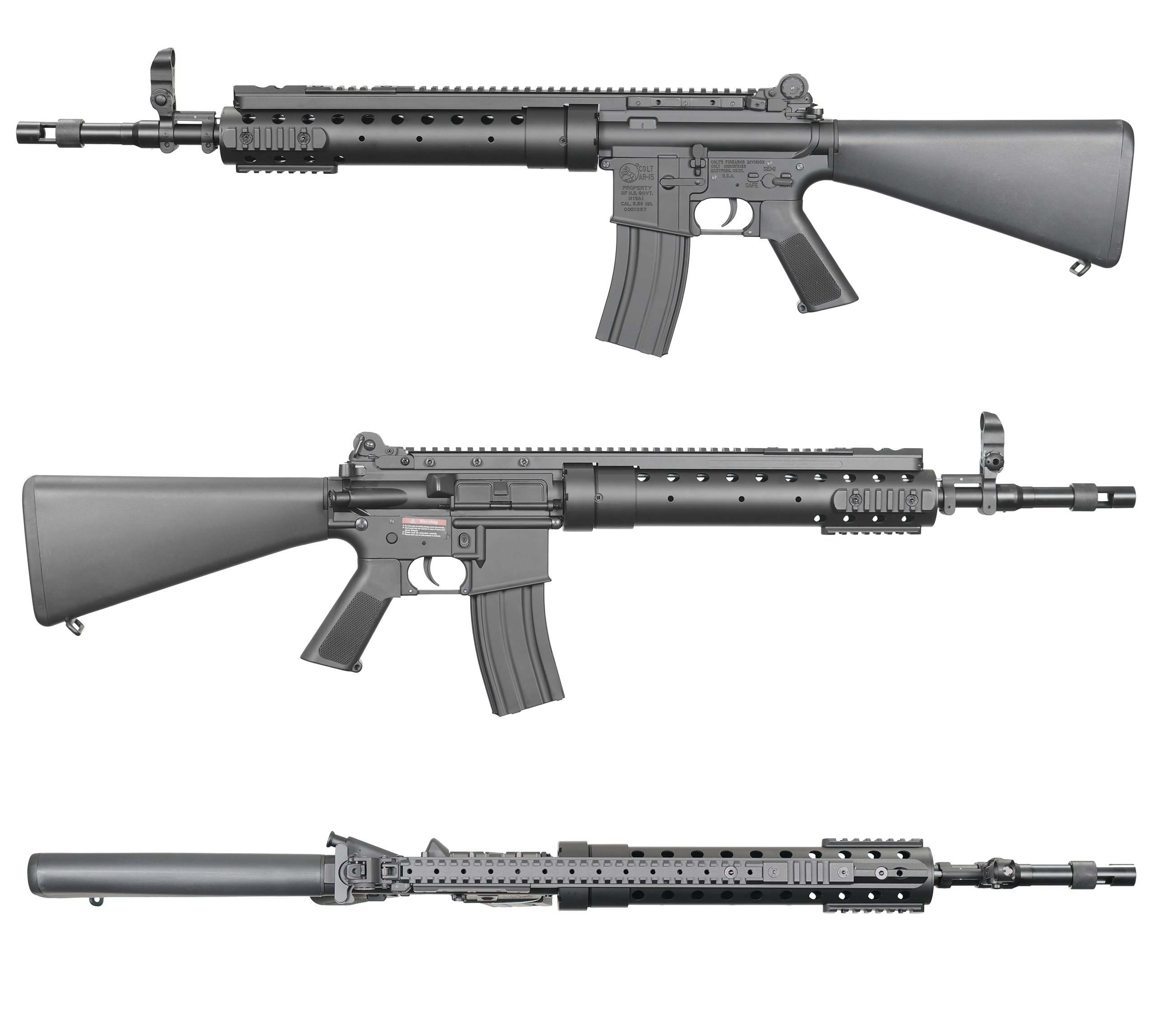 E&C MK12 Mod 0 SPR AEG Gel Blaster | M16A1 Receiver & A2 Stock