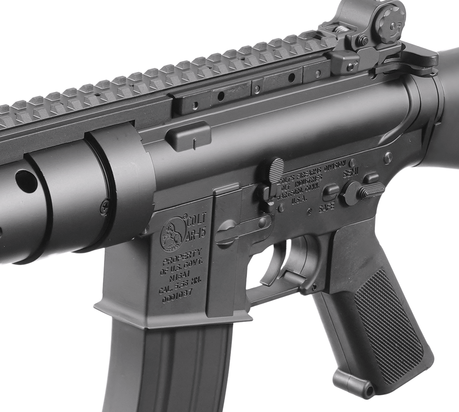 E&C MK12 Mod 0 SPR AEG Gel Blaster | M16A1 Receiver & A2 Stock