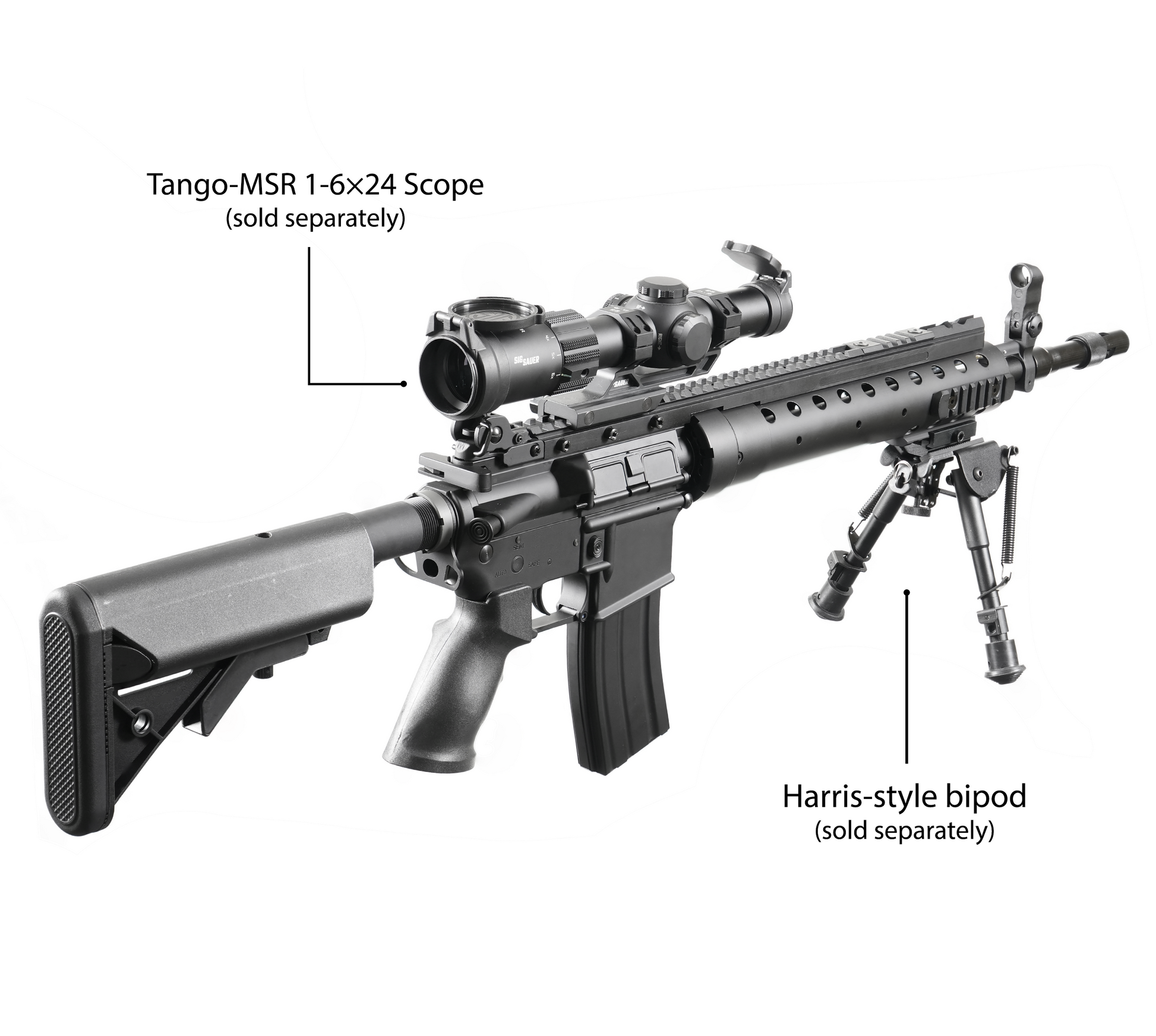E&C MK12 Mod 0 SPR AEG Gel Blaster | M4A1 Receiver & Crane Stock