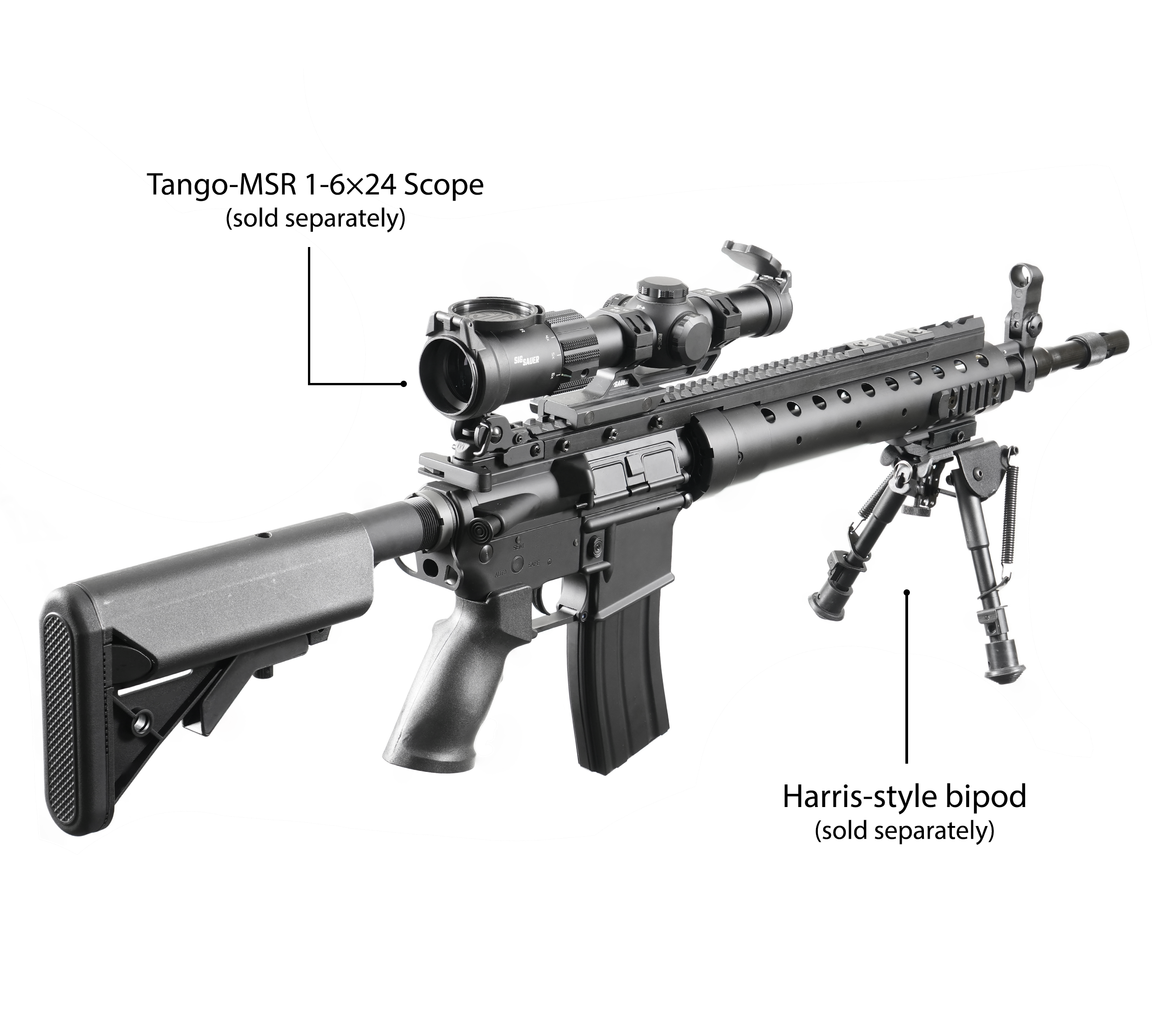 E&C MK12 Mod 0 SPR AEG Gel Blaster | M4A1 Receiver & Crane Stock