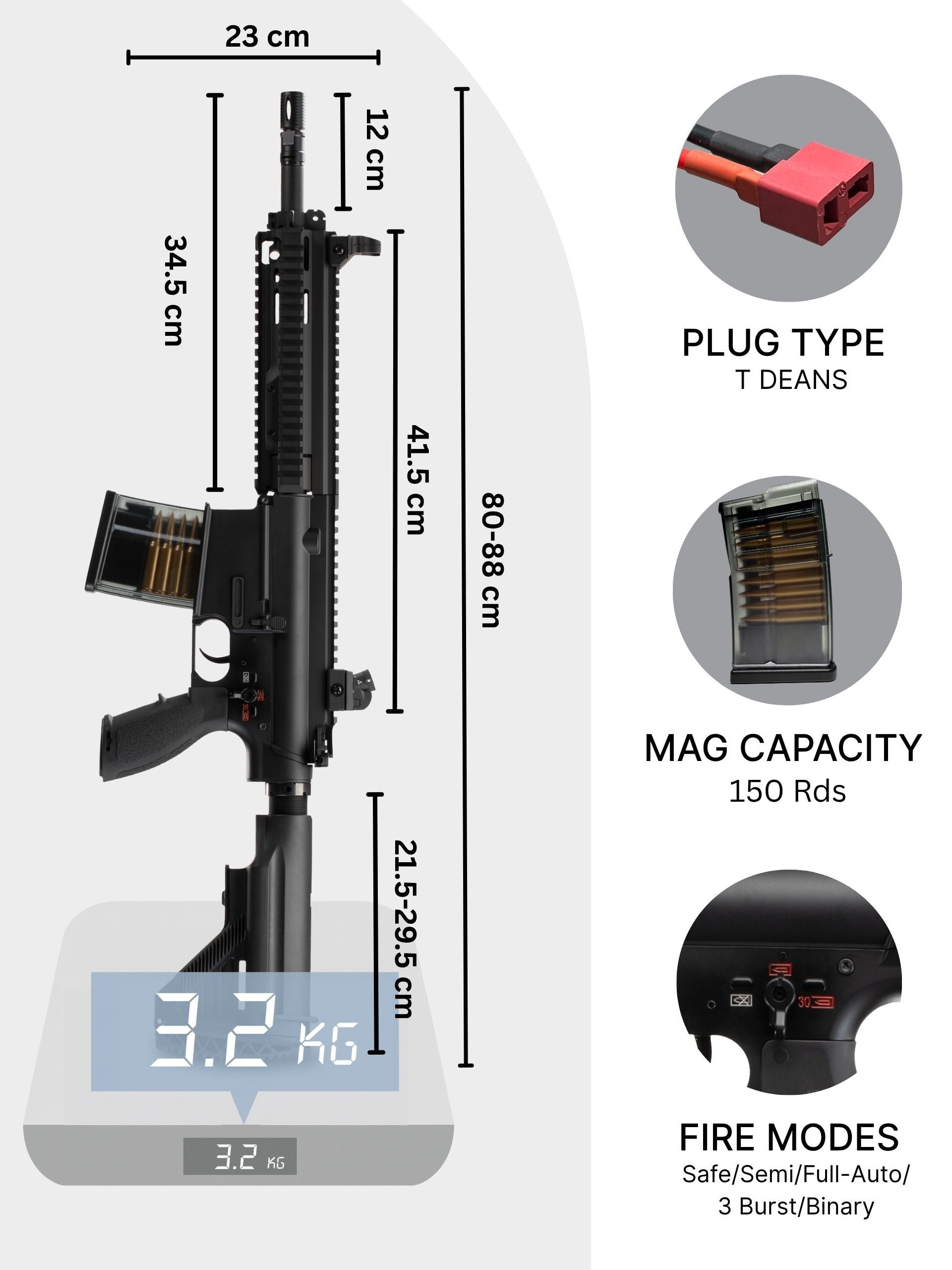 HK417A1 AEG Gel Blaster Replica | E&C Ultra Line