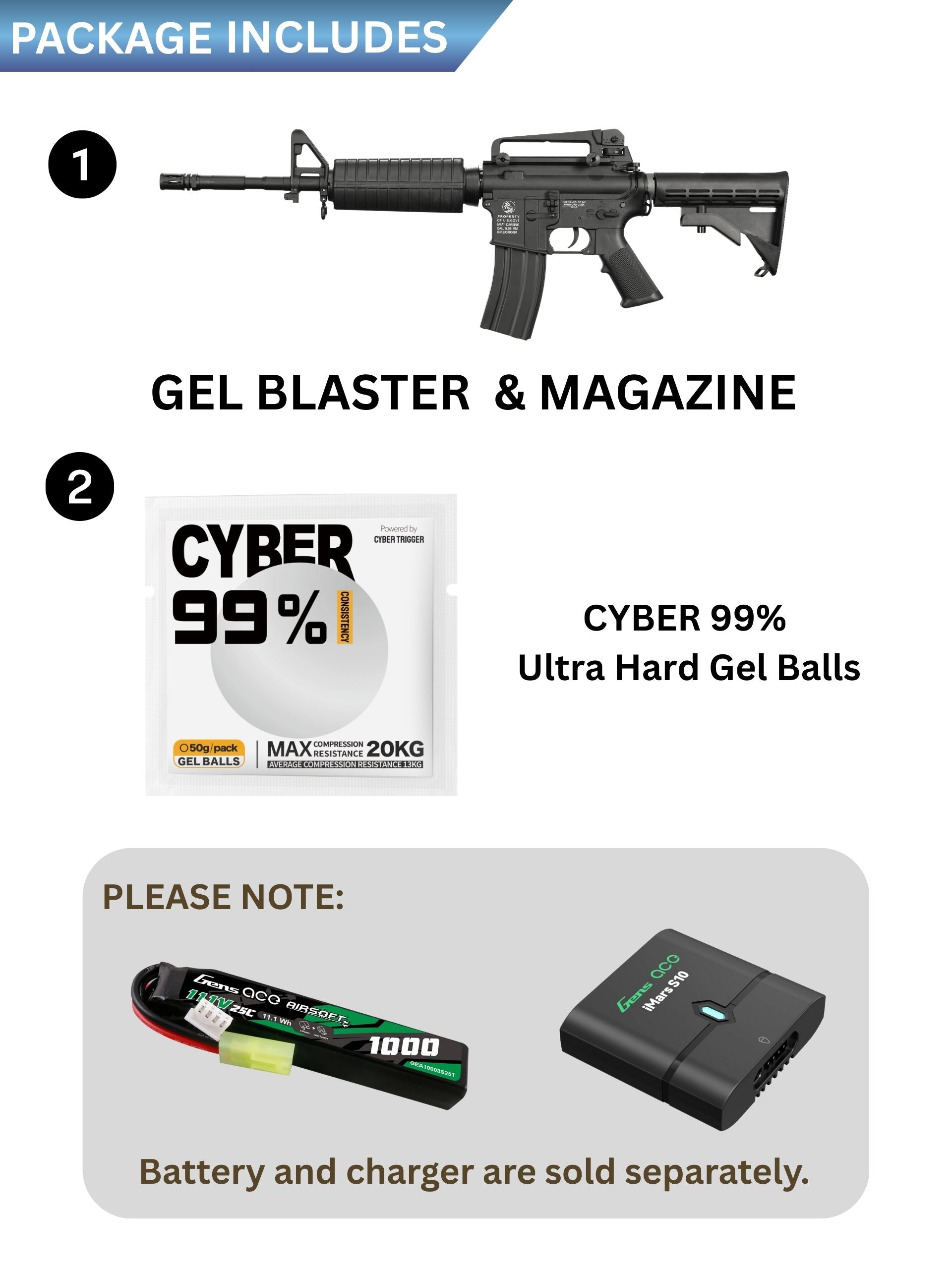 Colt M4A1 Carbine AEG Gel Blaster | E&C Value Line