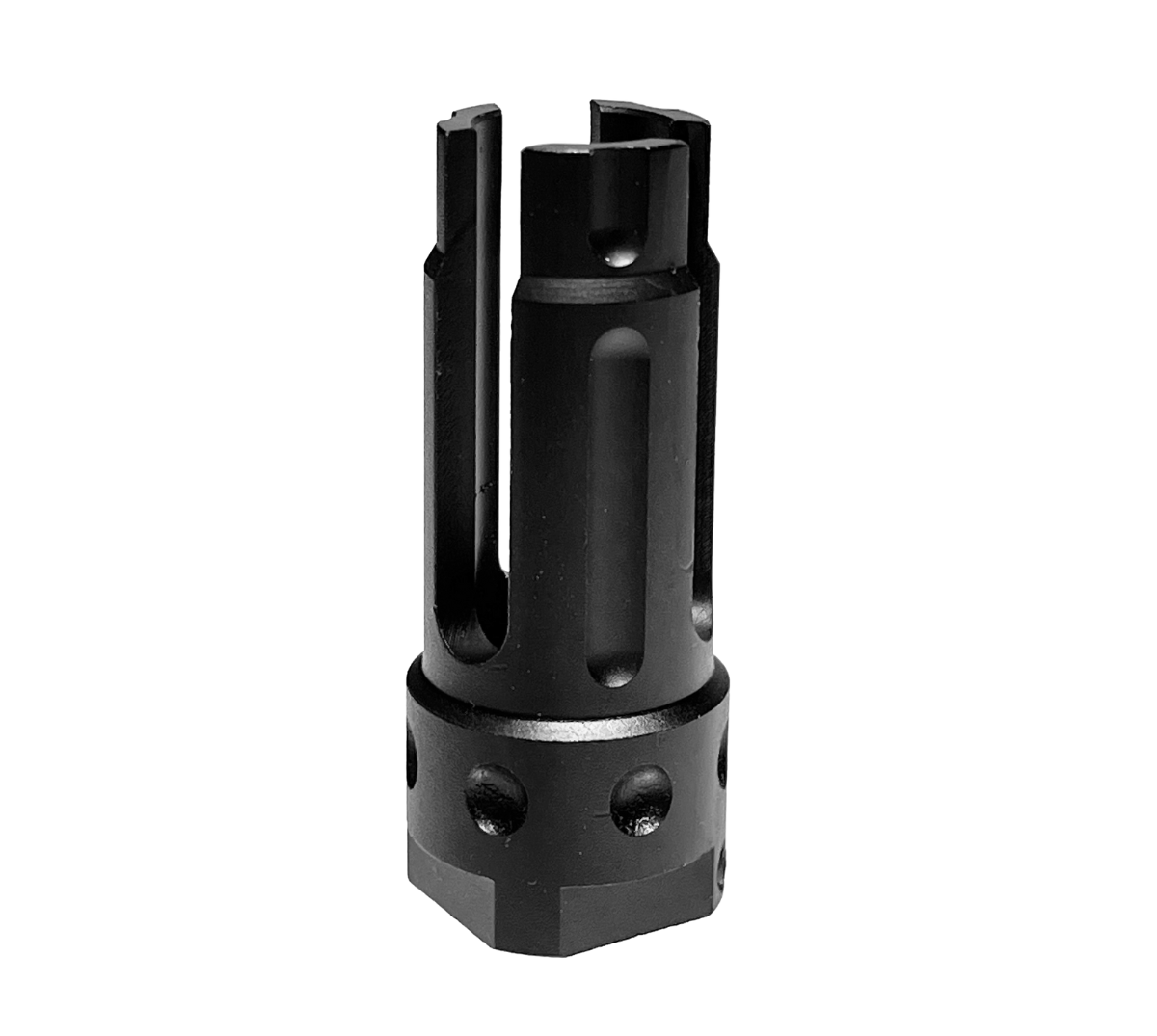 E&C 14mm Negative Dimpled 3-Prong Gel Blaster Flash Hider