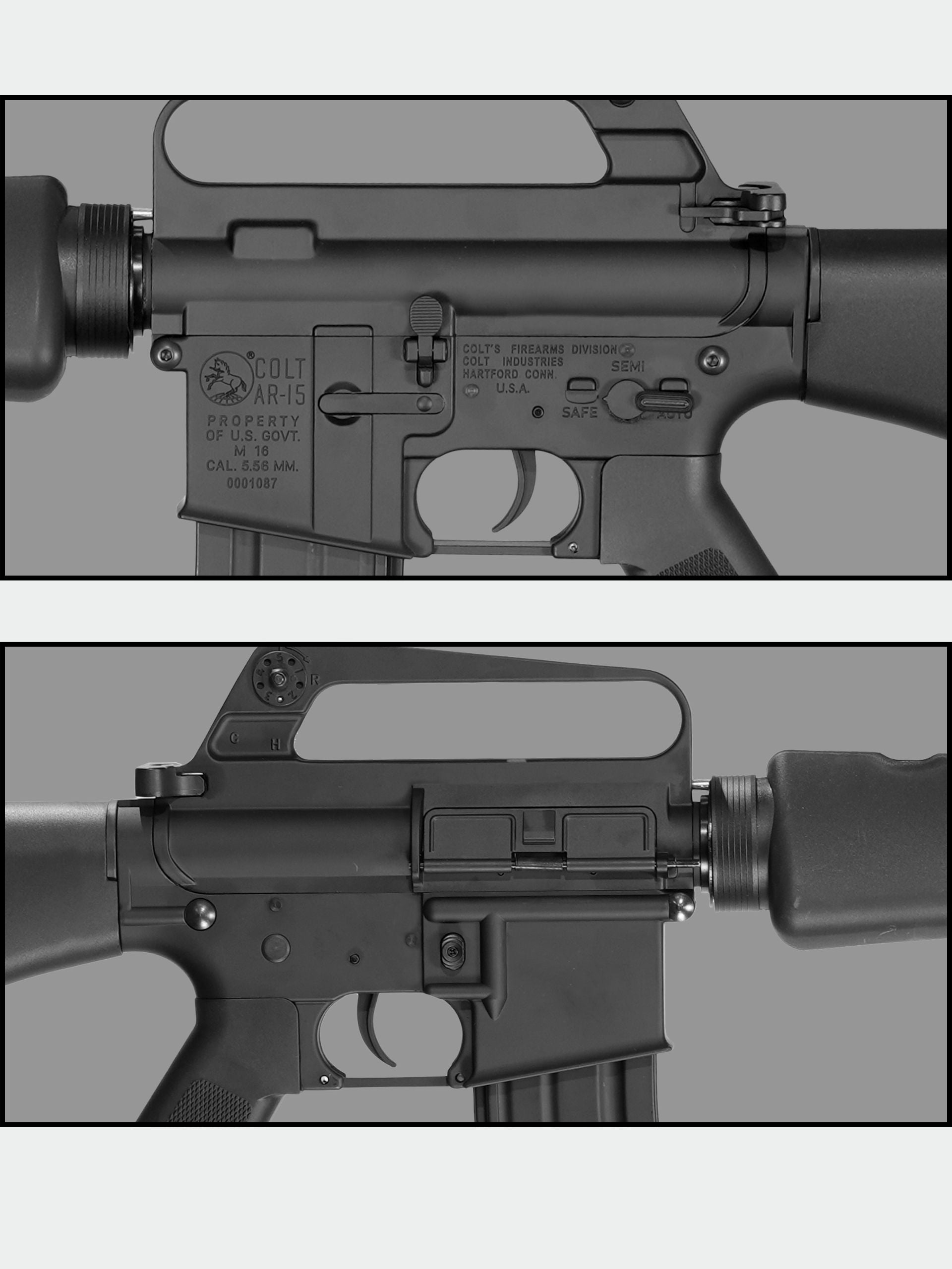 Colt M16 AEG Gel Blaster | E&C Ultra Line