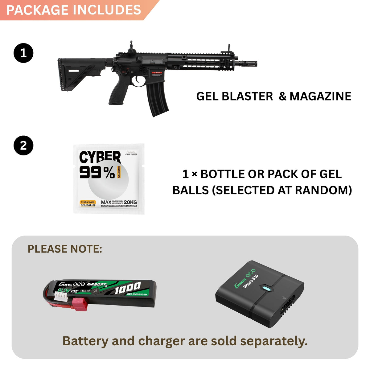 416 MK15 AEG Gel Blaster Replica | E&C Ultra Line