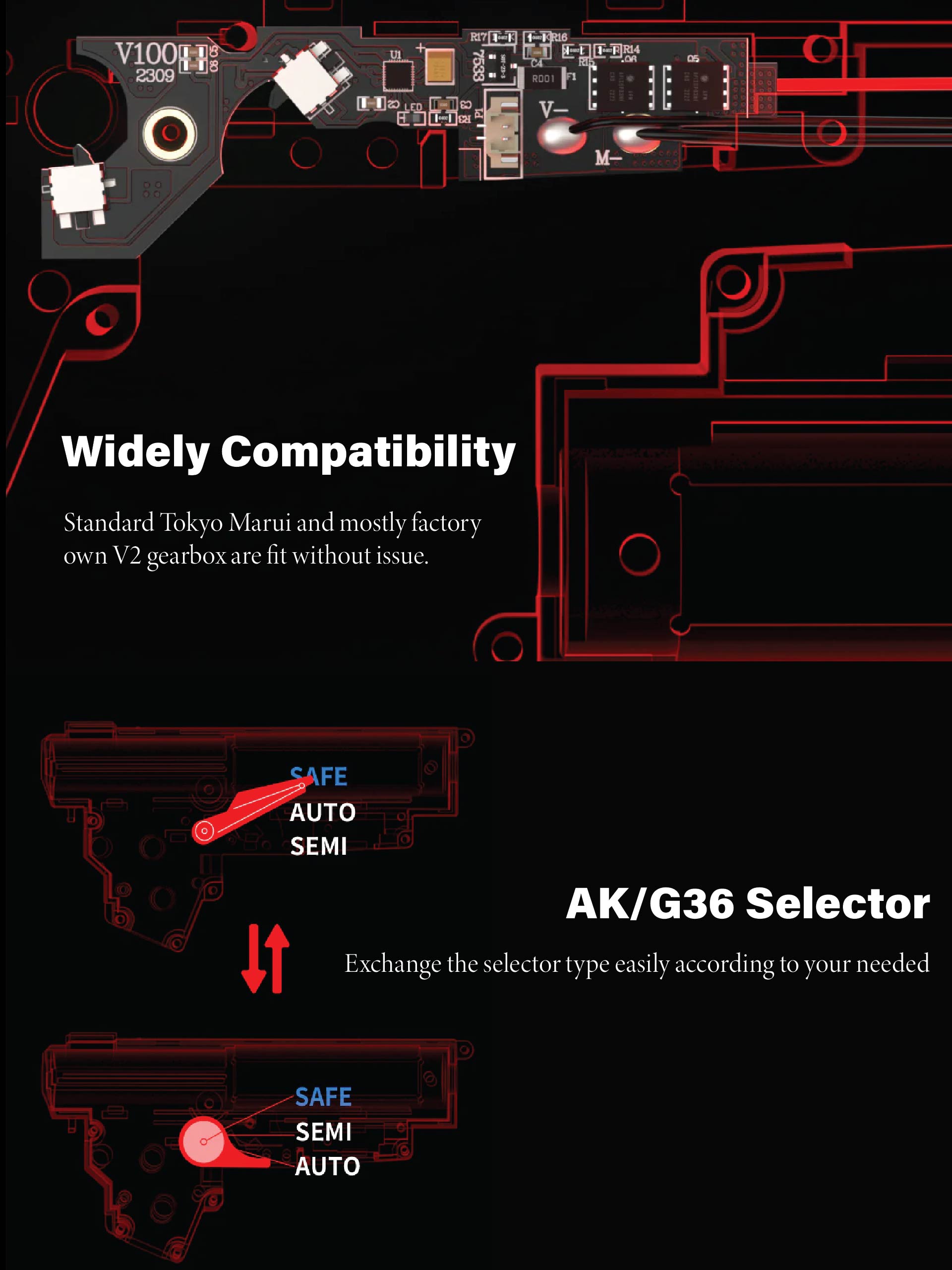 Eshooter Kestrel V3 BASIC Mosfet Bundle Pack