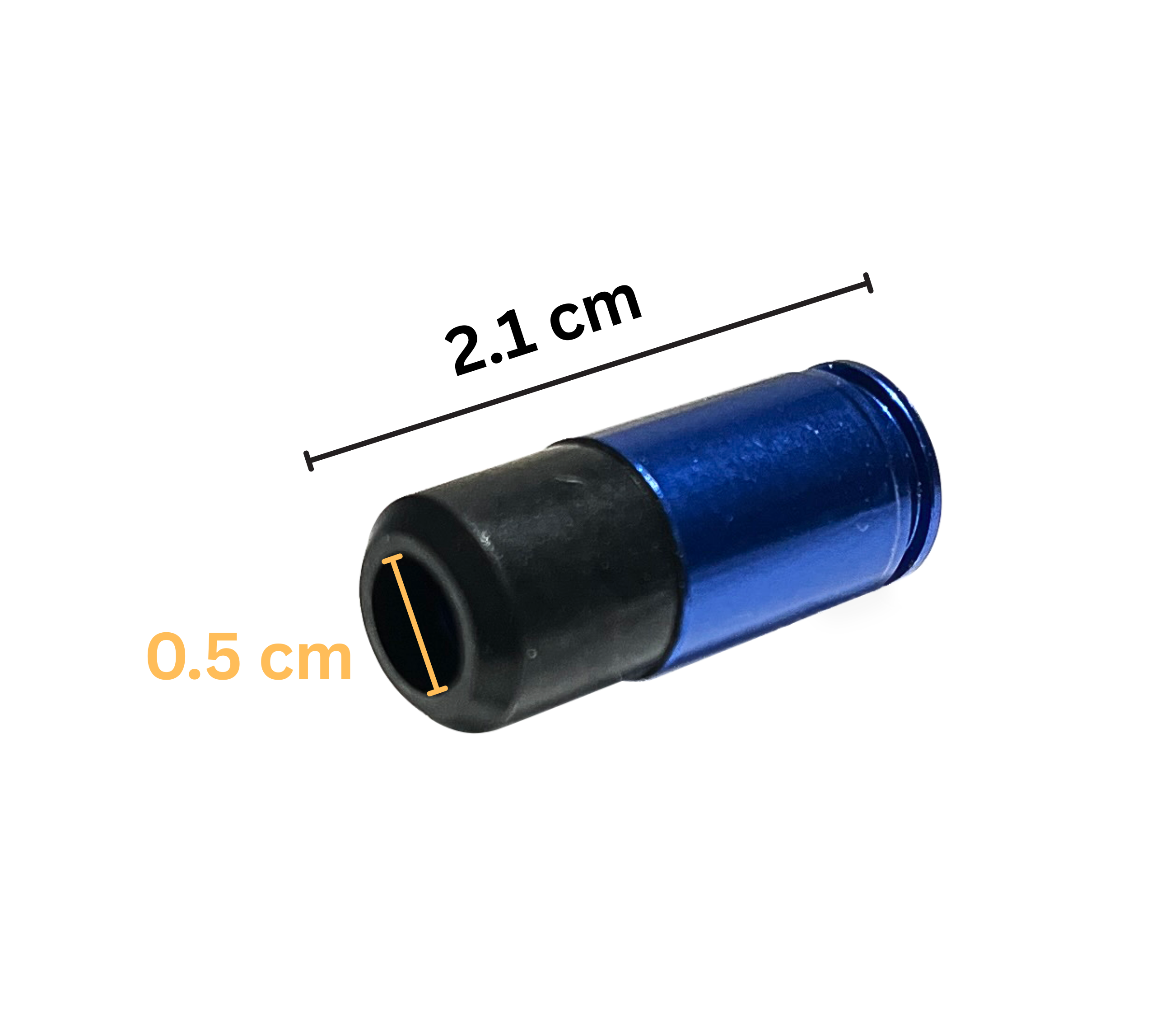 CNC Aluminium Nozzle For E&C Cylinder Head in Gel Blaster Gearboxes