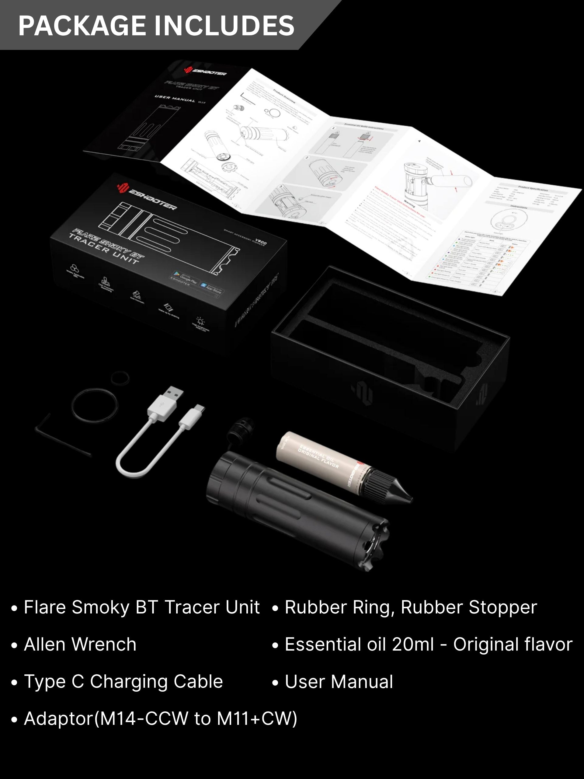 Eshooter Flare Smoky BT: Gel Blaster Tracer Unit