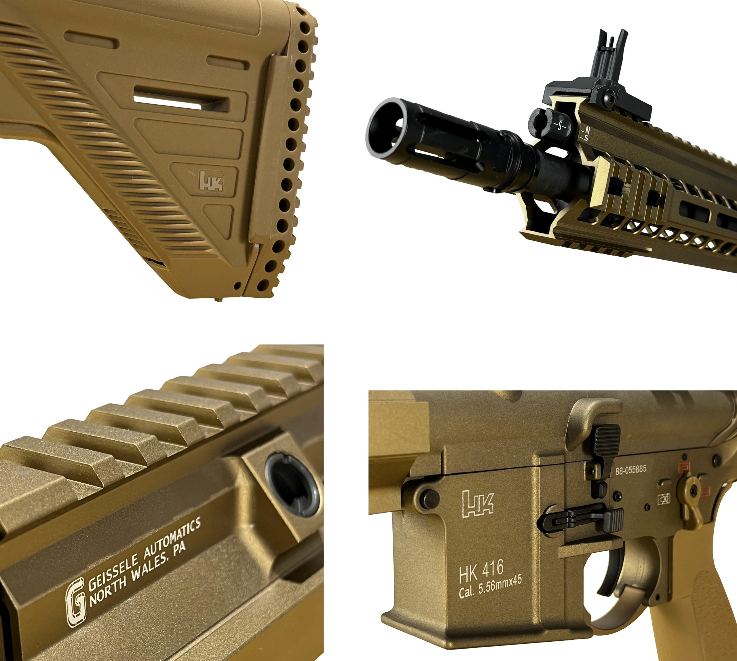 HK416 MK15 AEG Gel Blaster Replica | E&C Ultra Line