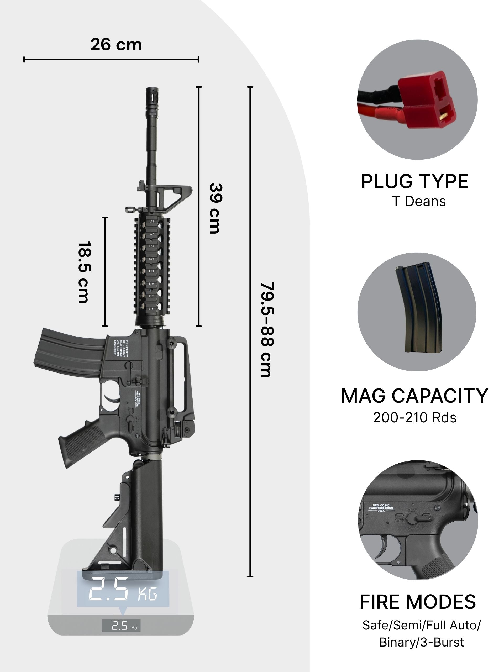 COLT M4A1 RIS AEG Gel Blaster| E&C Value Plus