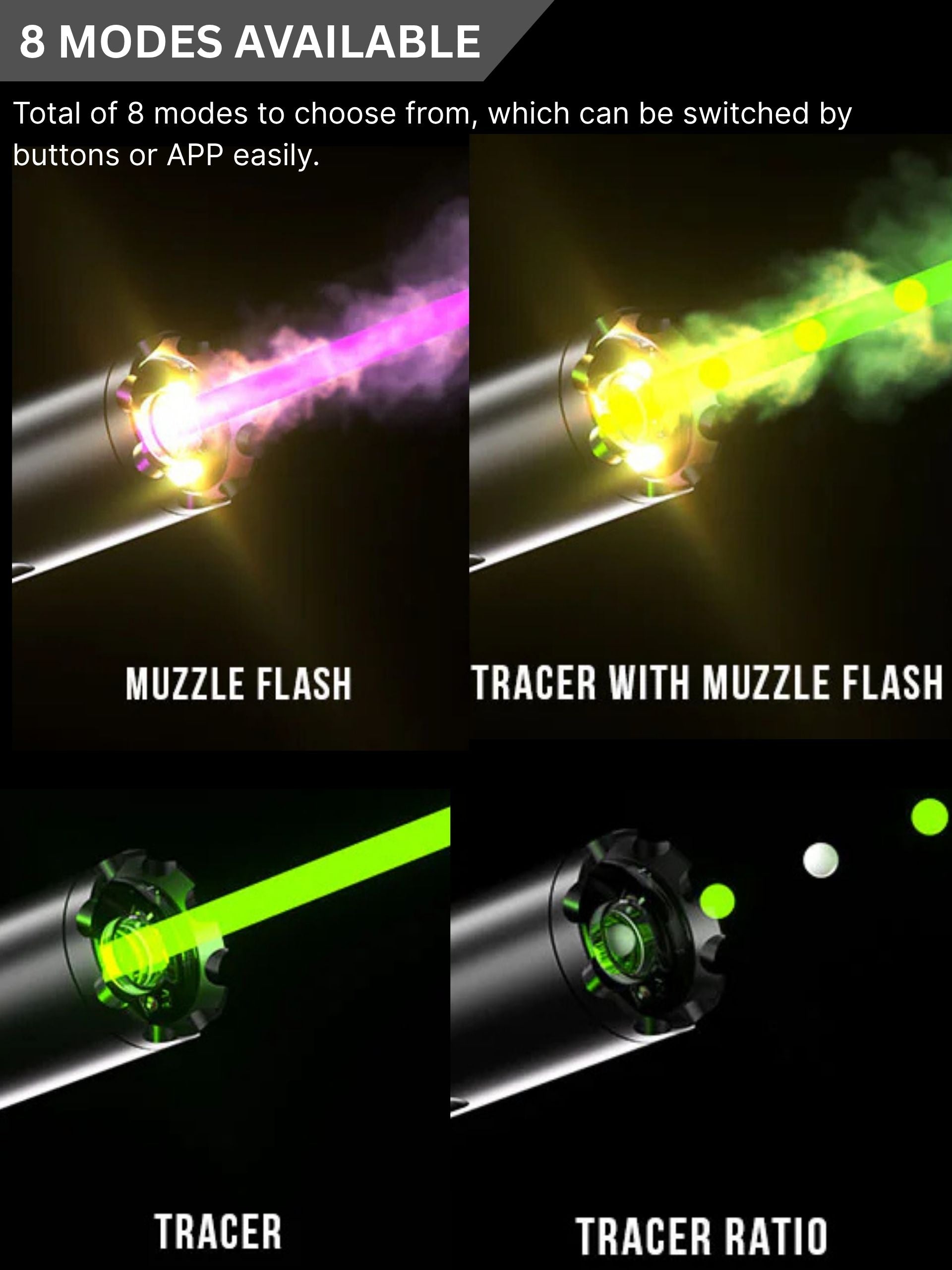 Eshooter Flare Smoky BT: Gel Blaster Tracer Unit