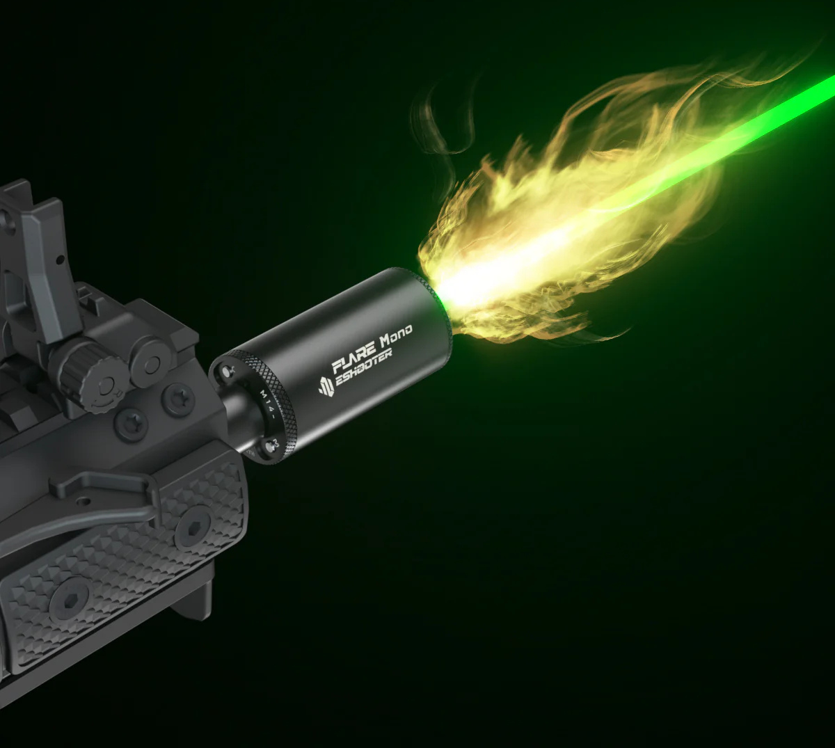 Eshooter Flare Mono: Gel Blaster Tracer/Flame Unit