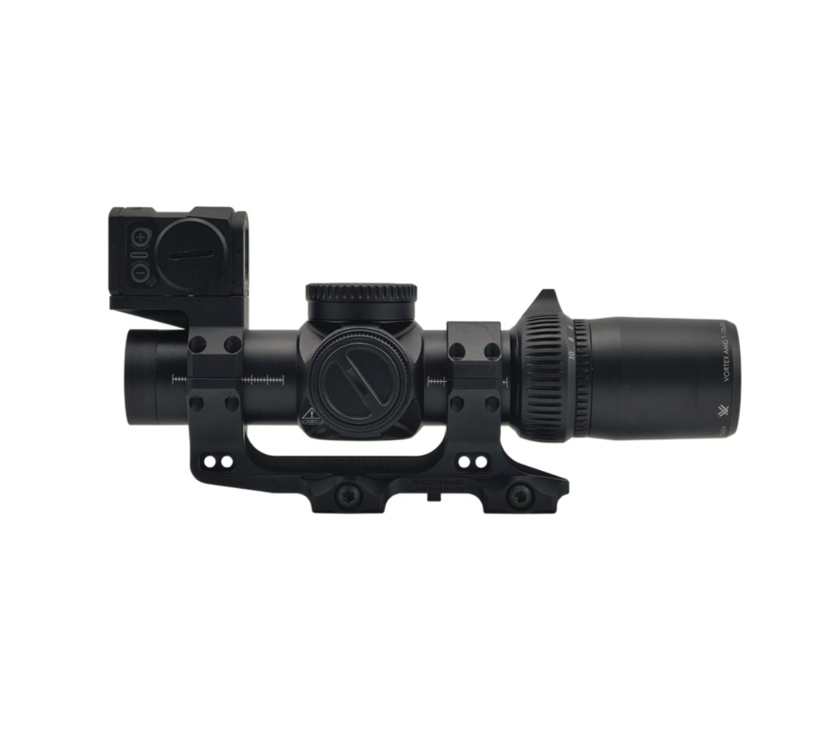 Evolution Gear AMG 1-10X24mm FFP scope with ACRO P-2 Red dot Combo
