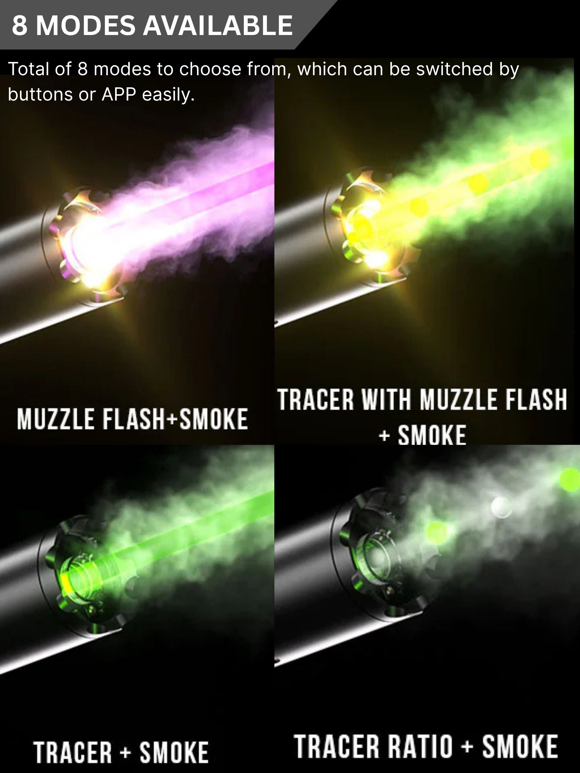 Eshooter Flare Smoky BT: Gel Blaster Tracer Unit
