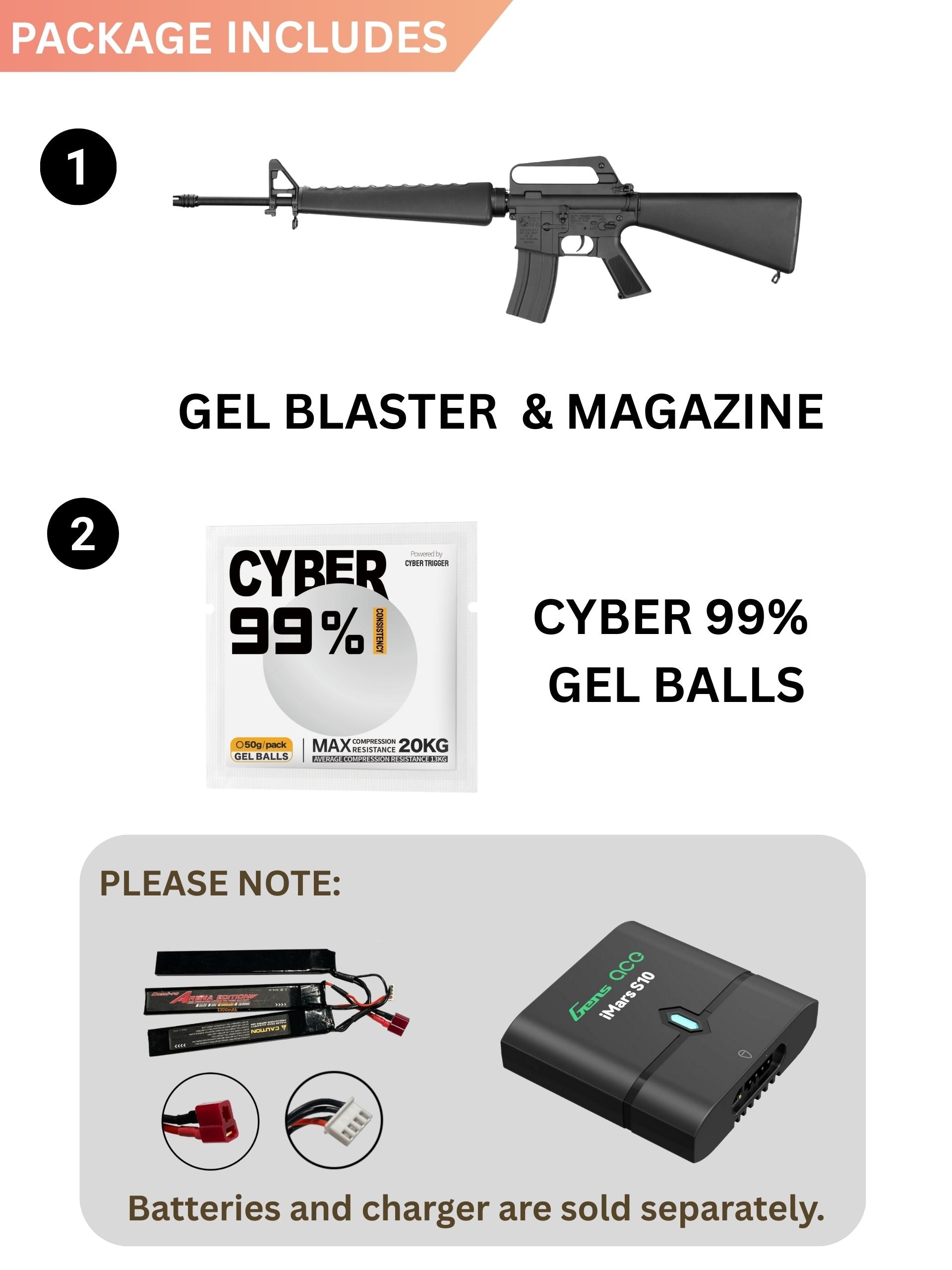 Colt M16 AEG Gel Blaster | E&C Ultra Line