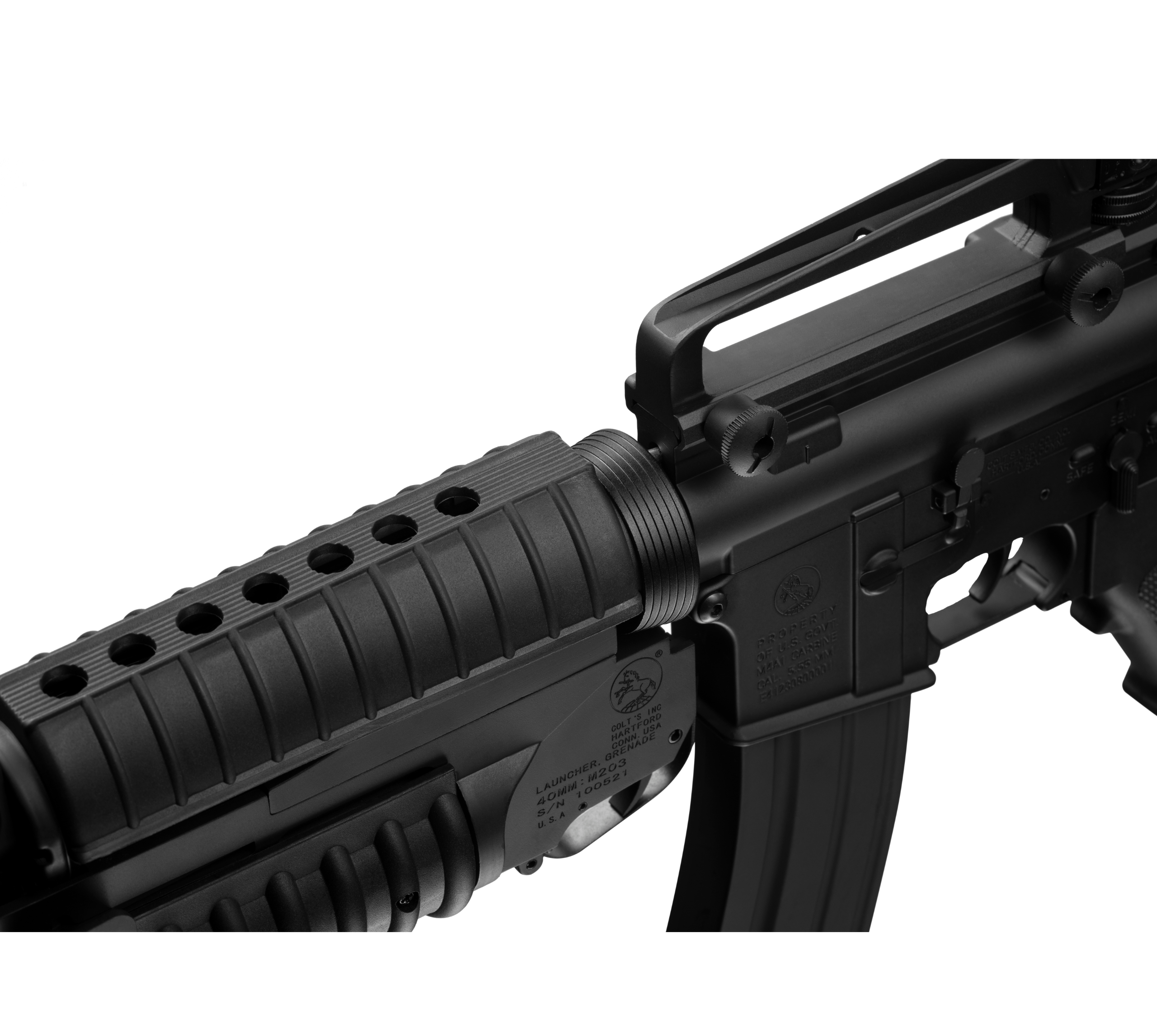 COLT M4A1 W/M 203 Launcher AEG Gel Blaster | E&C Ultra Line