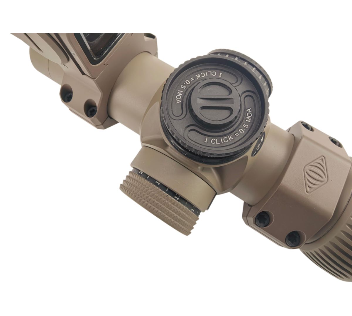 Evolution Gear AMG 1-10X24mm FFP scope with ACRO P-2 Red dot Combo