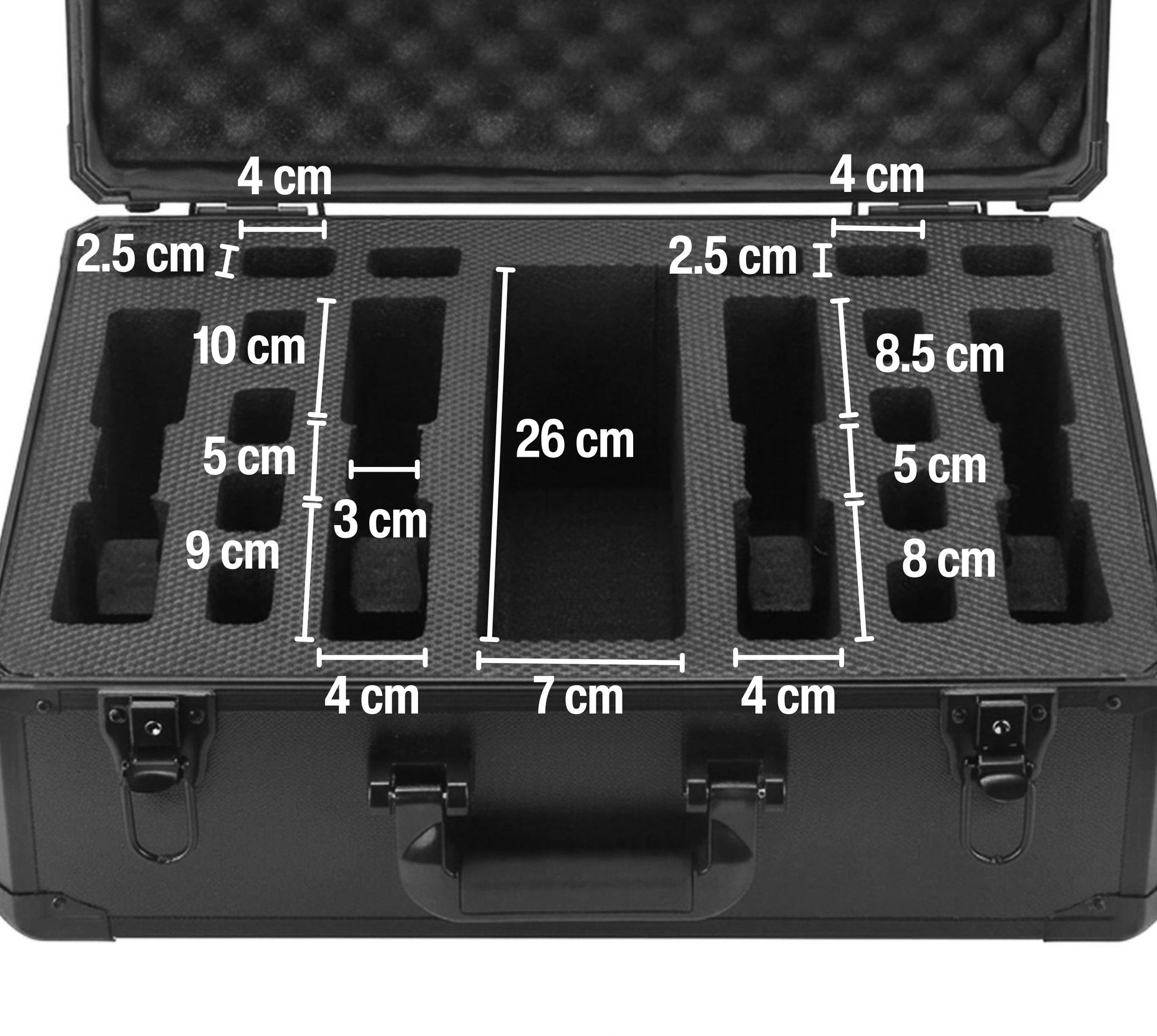 Tactical Hard Carry Case for Pistol Gel Blasters -43cm