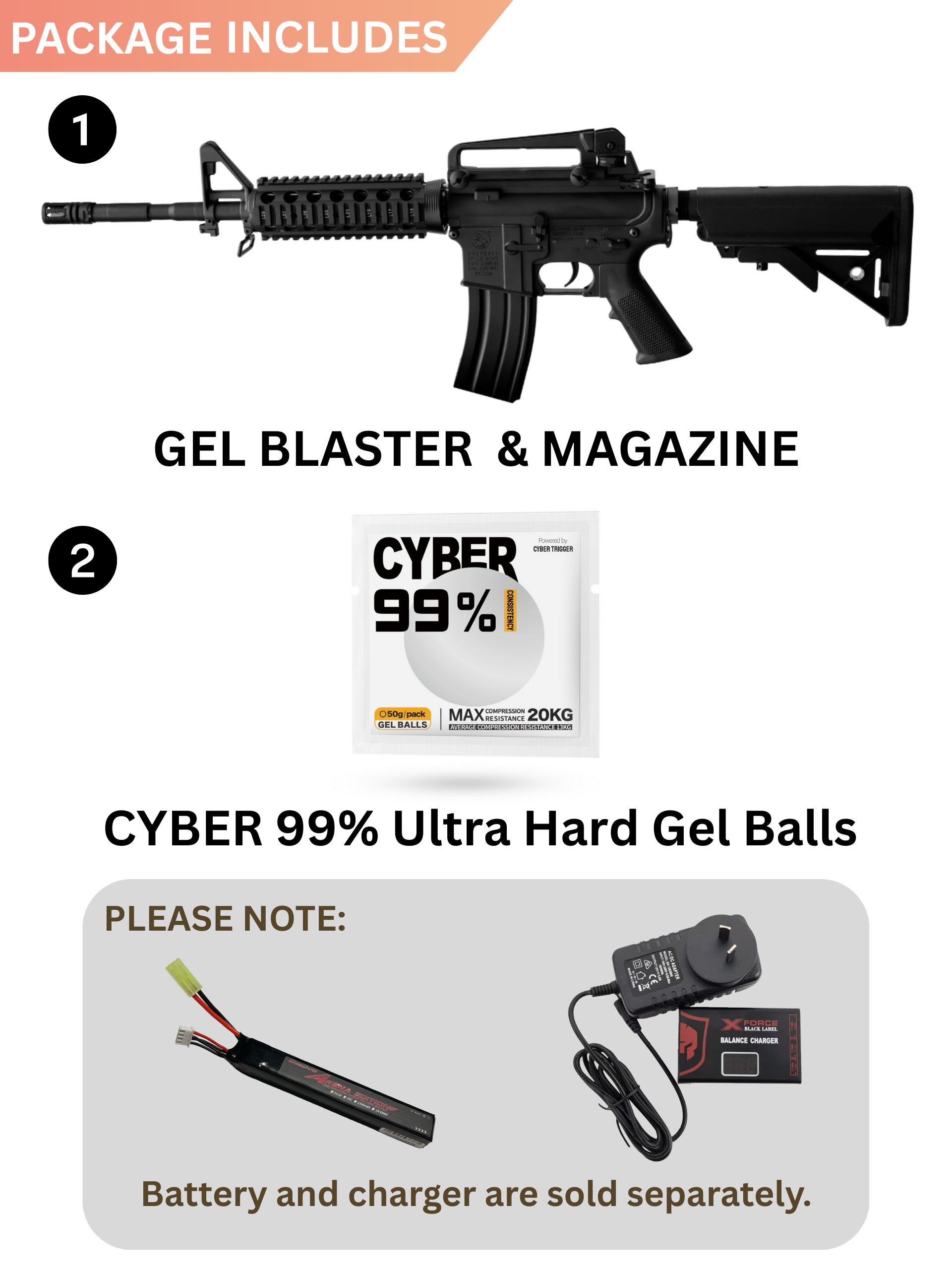 COLT M4A1 RIS AEG Gel Blaster| E&C Ultra Line