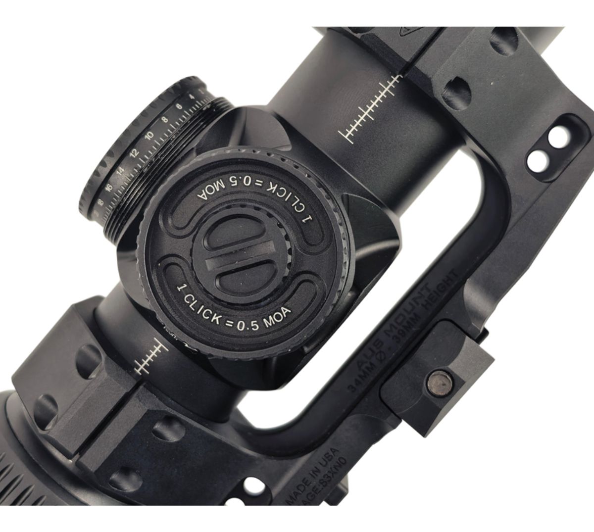 Evolution Gear AMG 1-10X24mm FFP scope with ACRO P-2 Red dot Combo