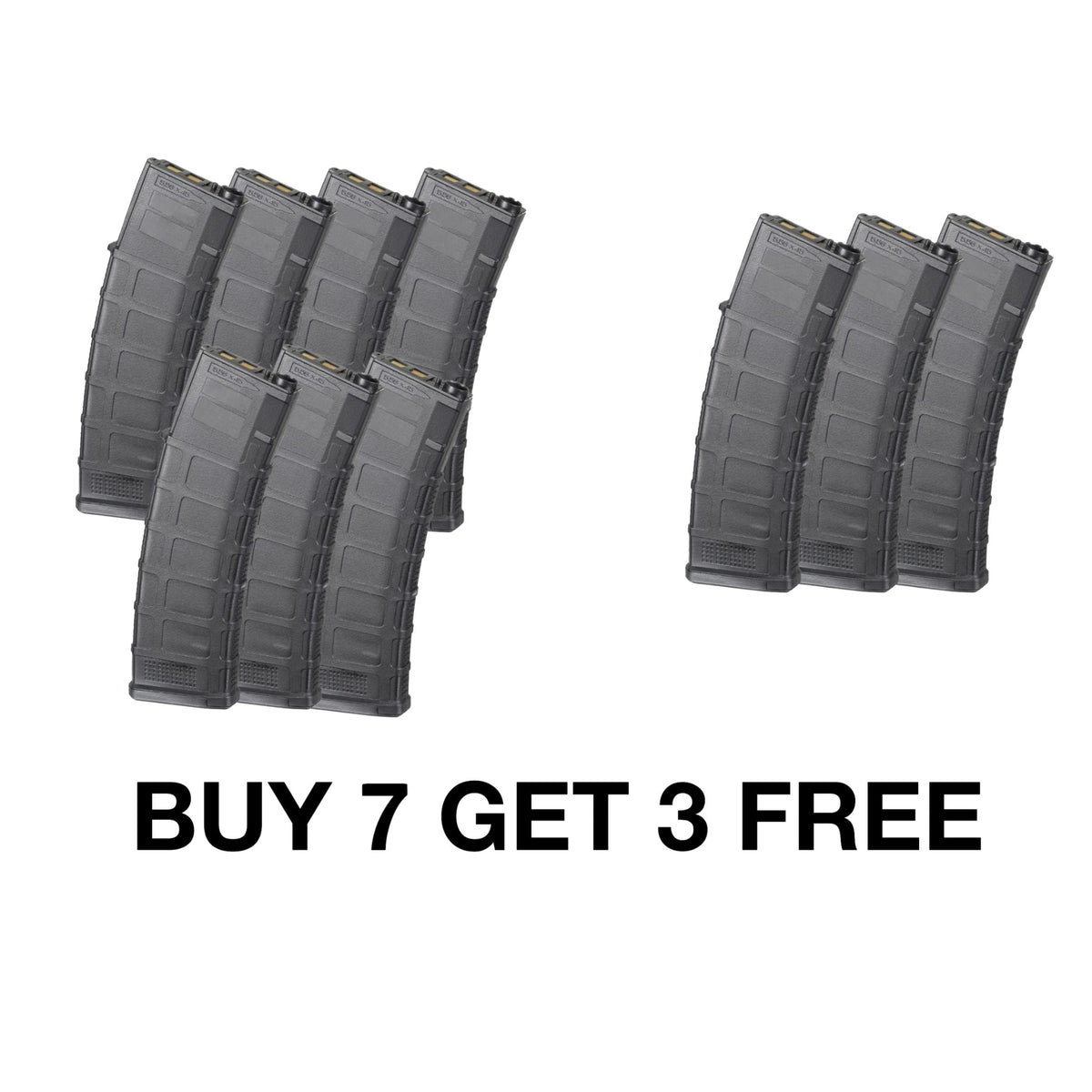 Jingji M-Series Long AEG Magazine for M4 Gel Blaster