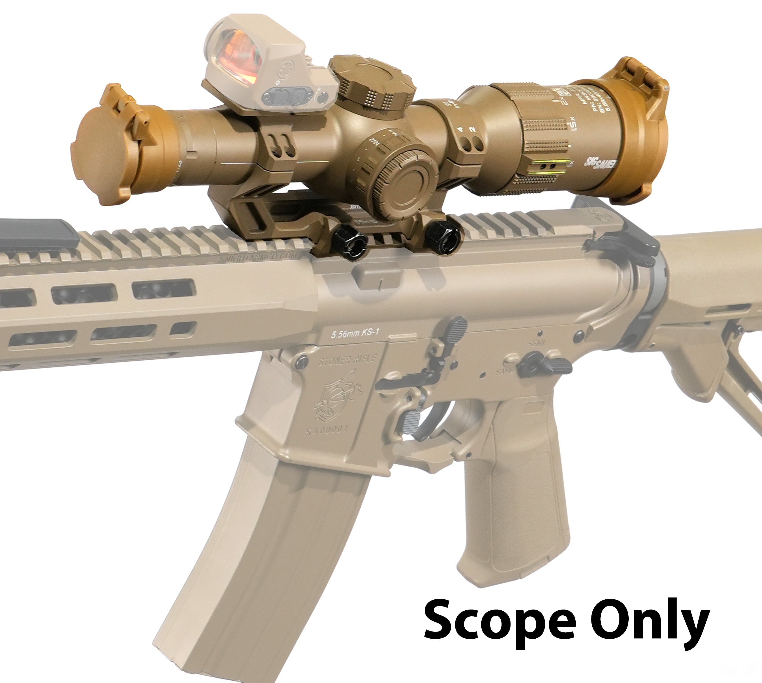 Tango6T 1-6x24 FFP LPVO FDE Cerakote Finish Gel Blaster Scope