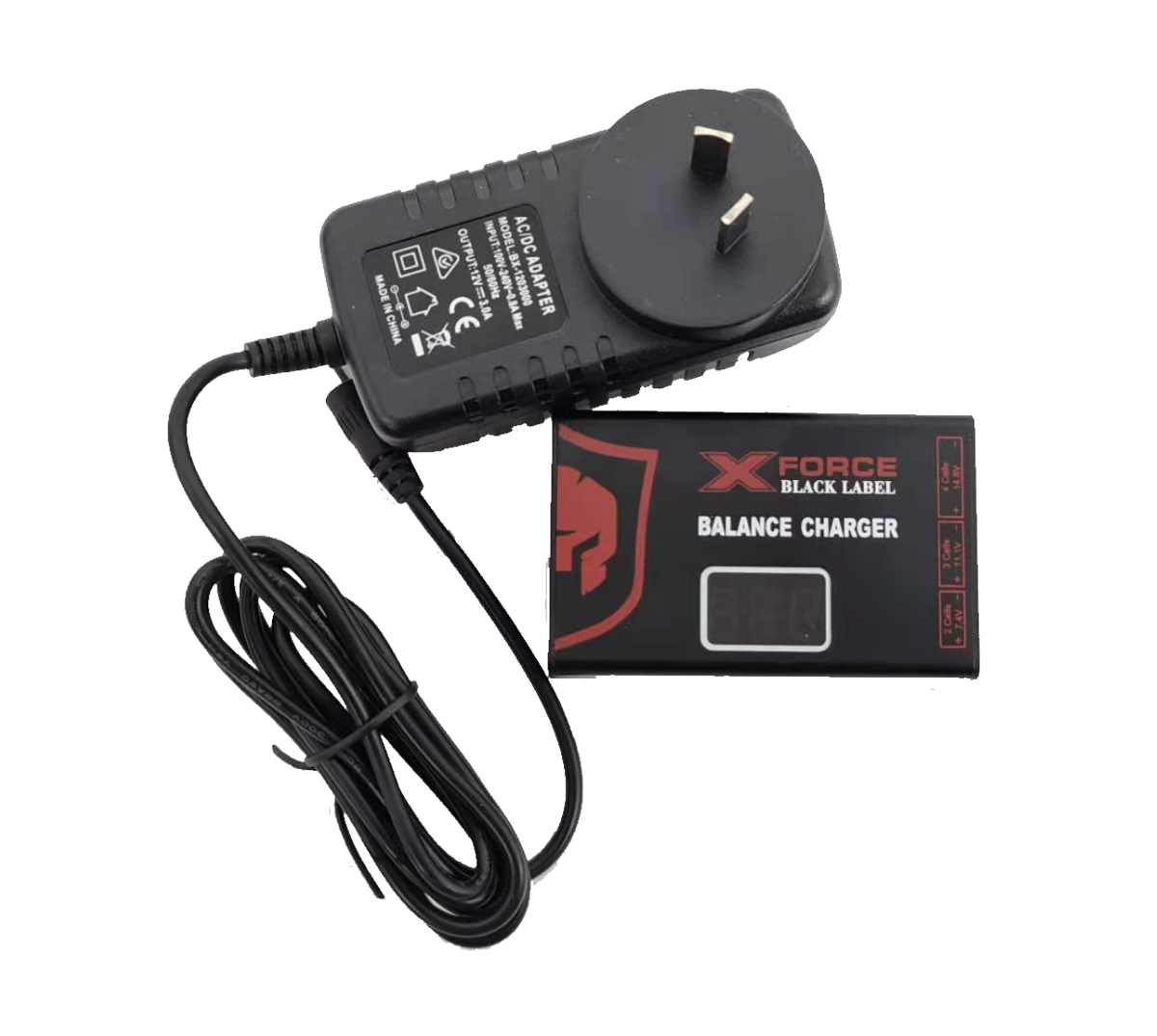 X-Force Black Label Battery Balance Charger & Voltage Detector