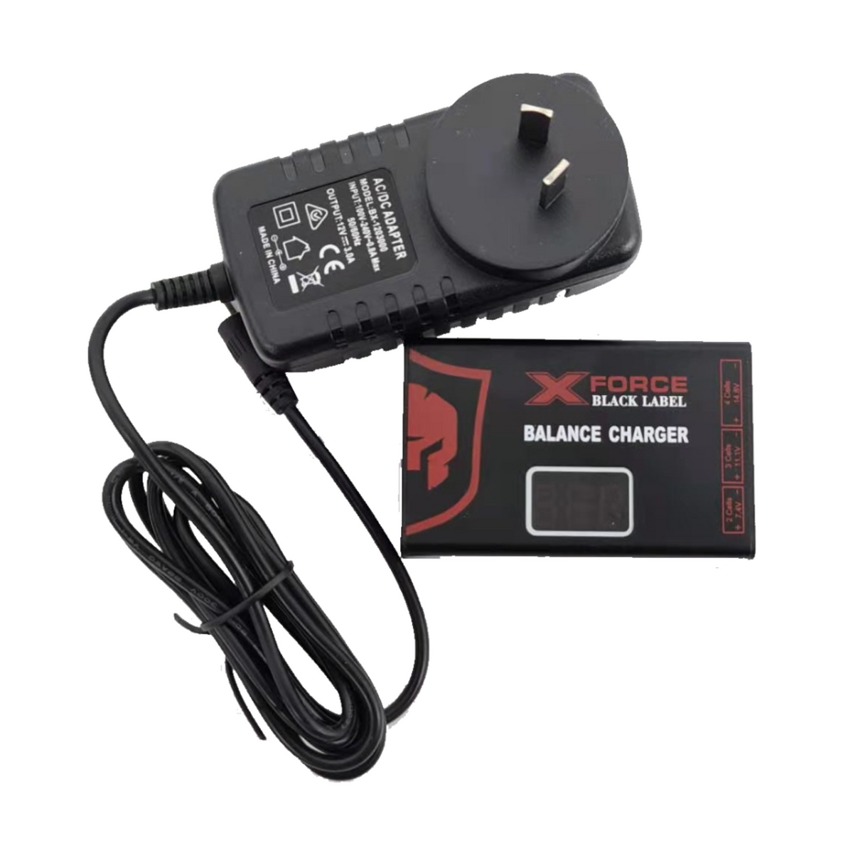 X-Force Black Label Battery Balance Charger & Voltage Detector